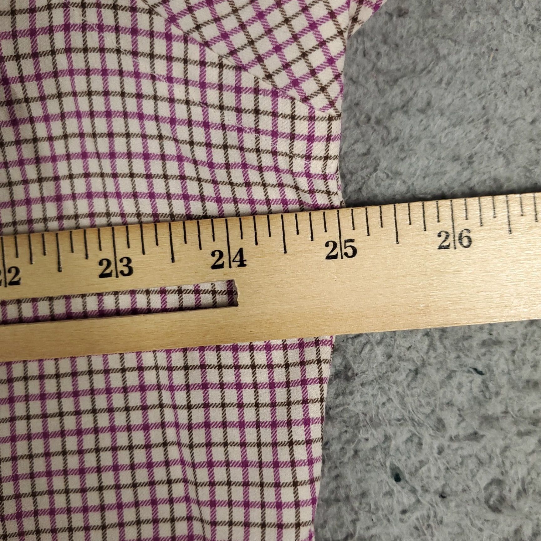 Ralph Lauren Ralph Lauren Shirt Mens XL Purple Check Casual Button Up Long Sleeve Size US XL / EU 56 / 4 - 6 Thumbnail