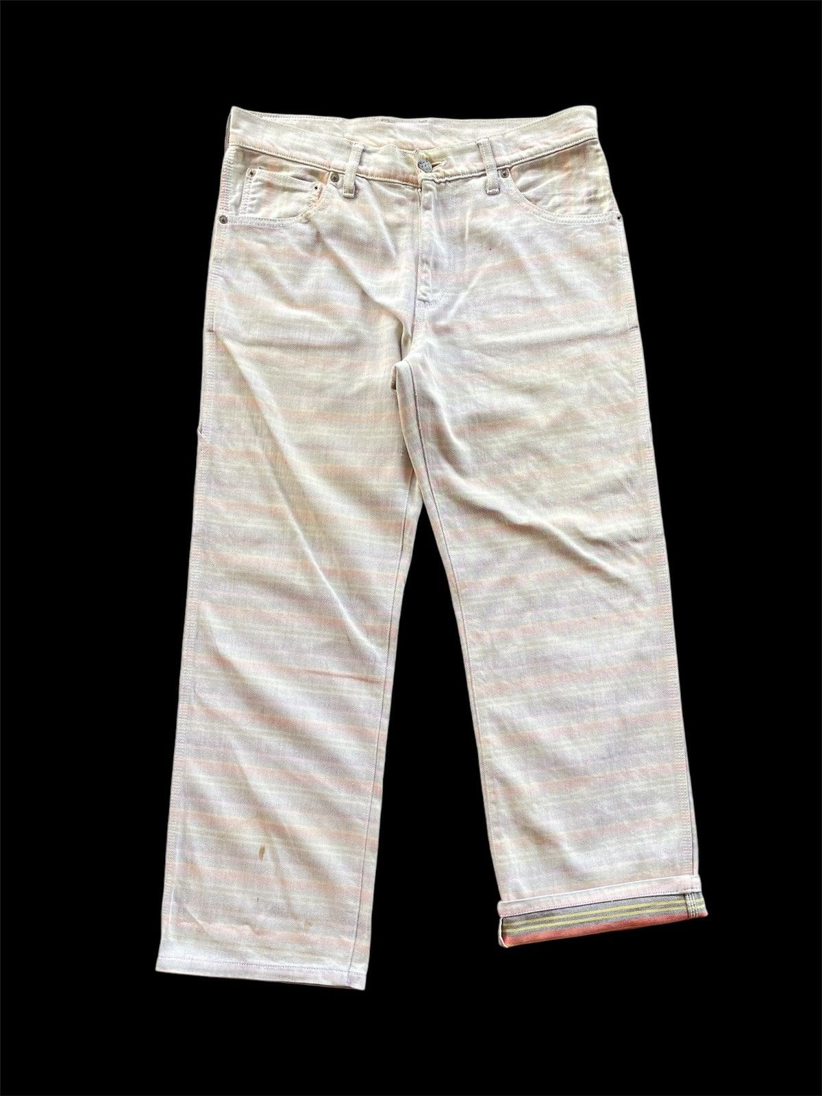 Japanese Brand × Vintage OZONE ROCKS CARPENTER RAINBOW JEANS Size US 34 / EU 50 - 4 Thumbnail