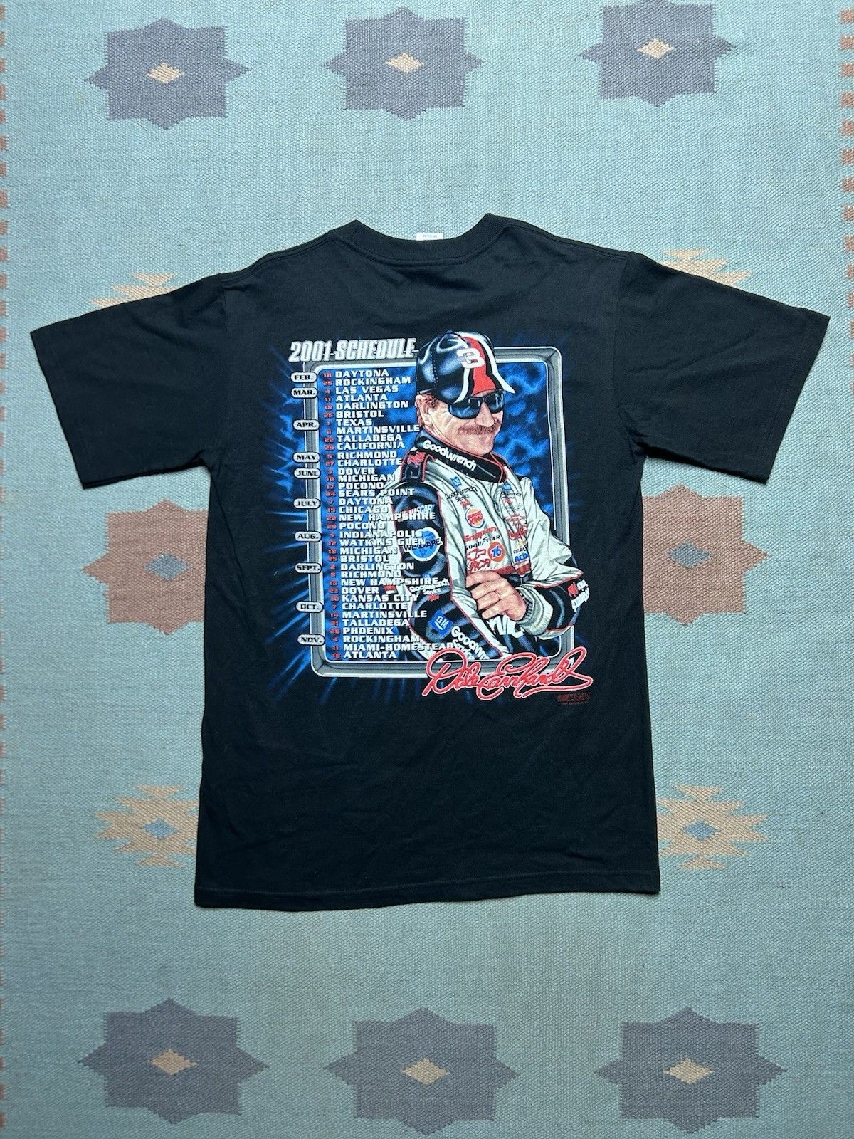 Vintage Vtg graphic t shirt Dale Earnhardt 2001 Winston cup nascar M Size US M / EU 48-50 / 2 - 4 Thumbnail