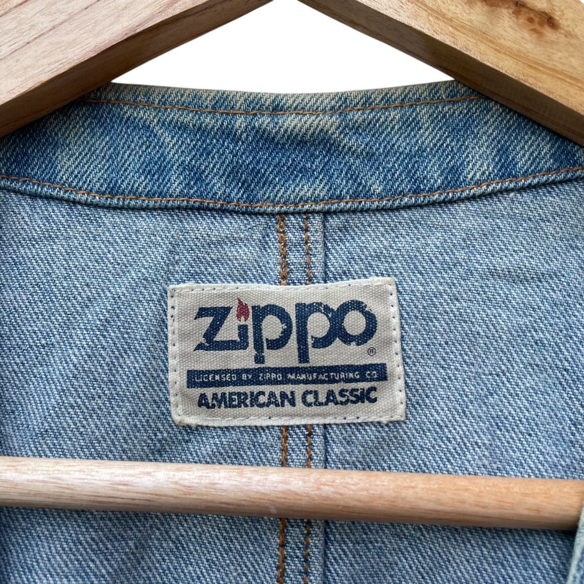 Vintage 💥Vintage Zippo Vest Denim Jacket Size US M / EU 48-50 / 2 - 6 Thumbnail