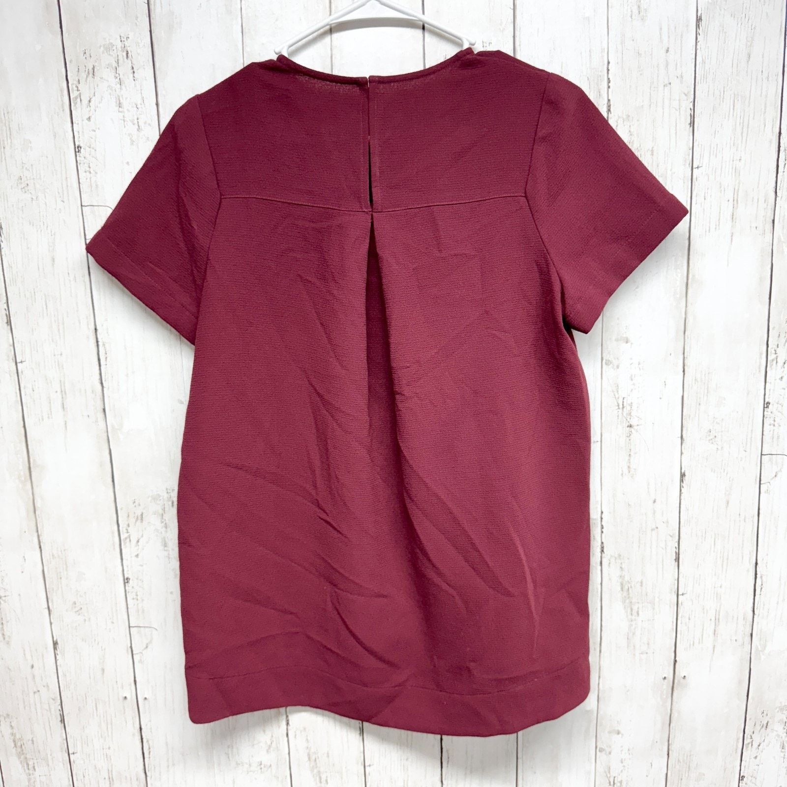 Madewell Madewell Shirt Small Round Neck Short Sleeve Blouse Business Size S / US 4 / IT 40 - 6 Thumbnail