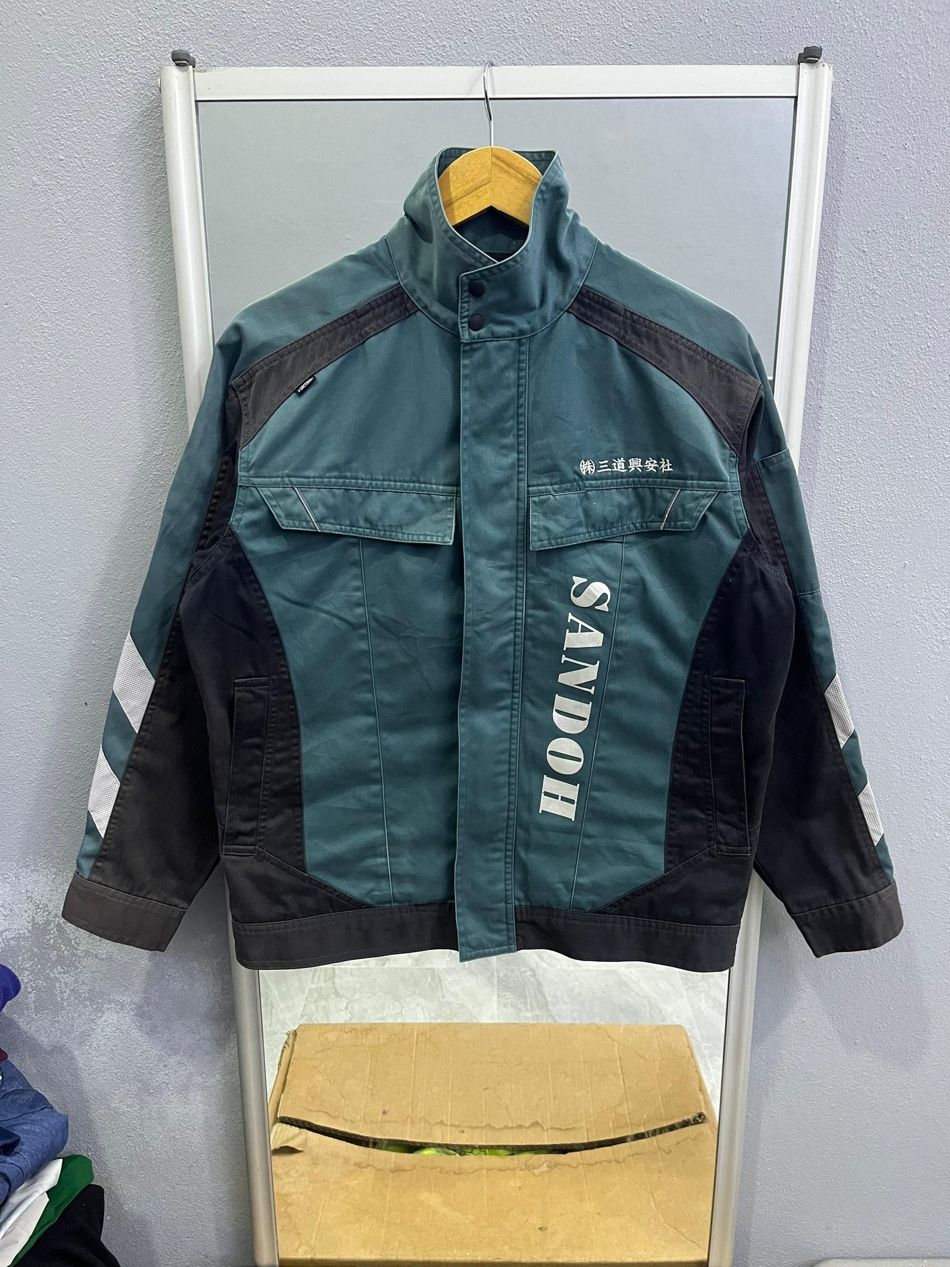 Japanese Brand Andare Schietti Evolution Racing-Style Work Jacket Size US L / EU 52-54 / 3 - 1 Thumbnail