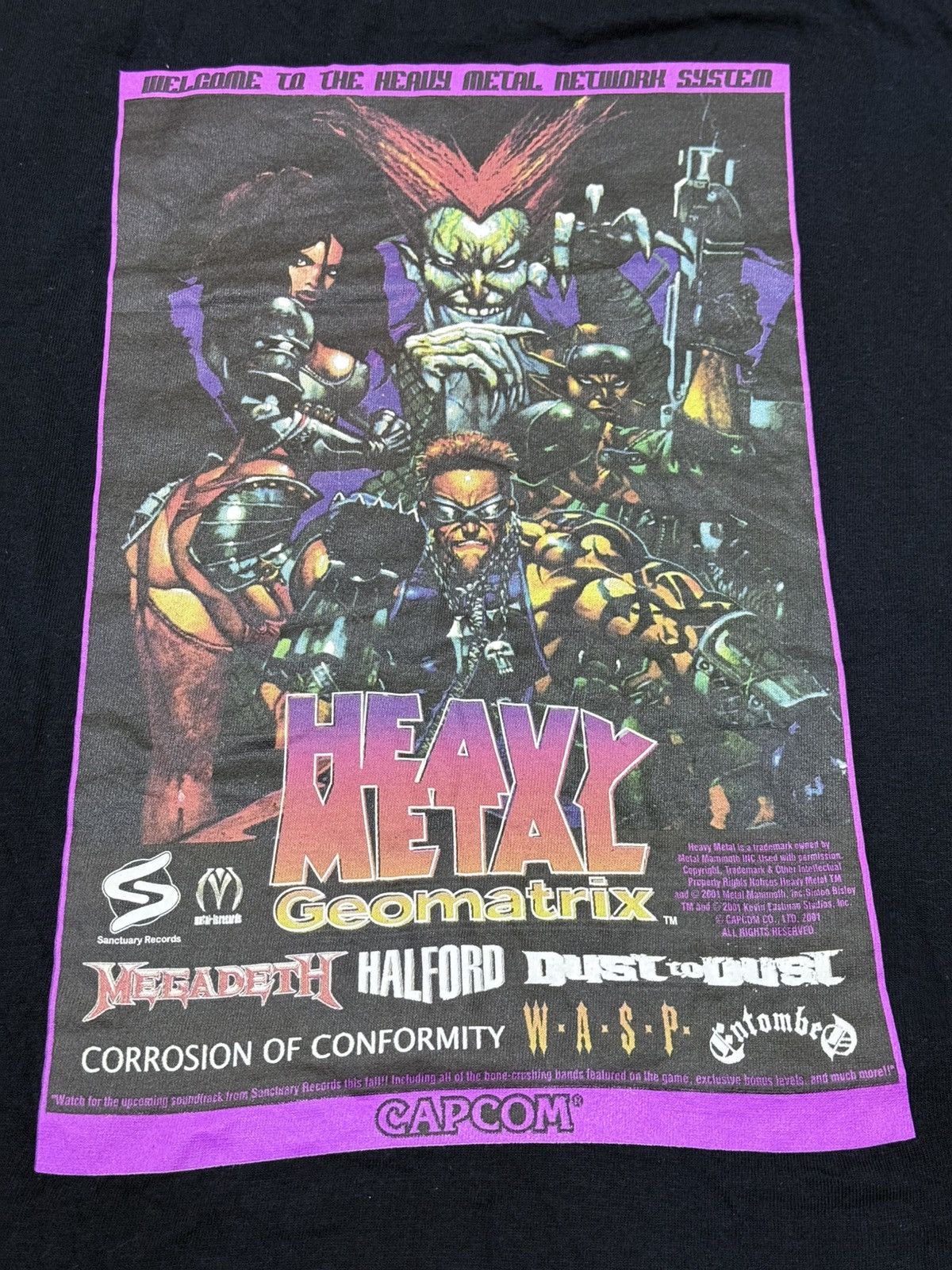 Band Tees Vintage Heavy Metal Geomatrix by Capcom Size US L / EU 52-54 / 3 - 4 Thumbnail