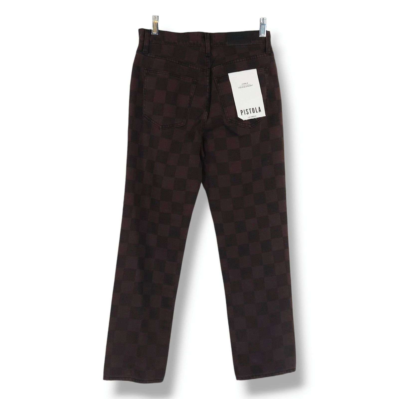 Pistola Pistola Charlie Button Fly High Rise Straight Ankle Jeans 26 Size 26" / US 2 / IT 38 - 4 Thumbnail