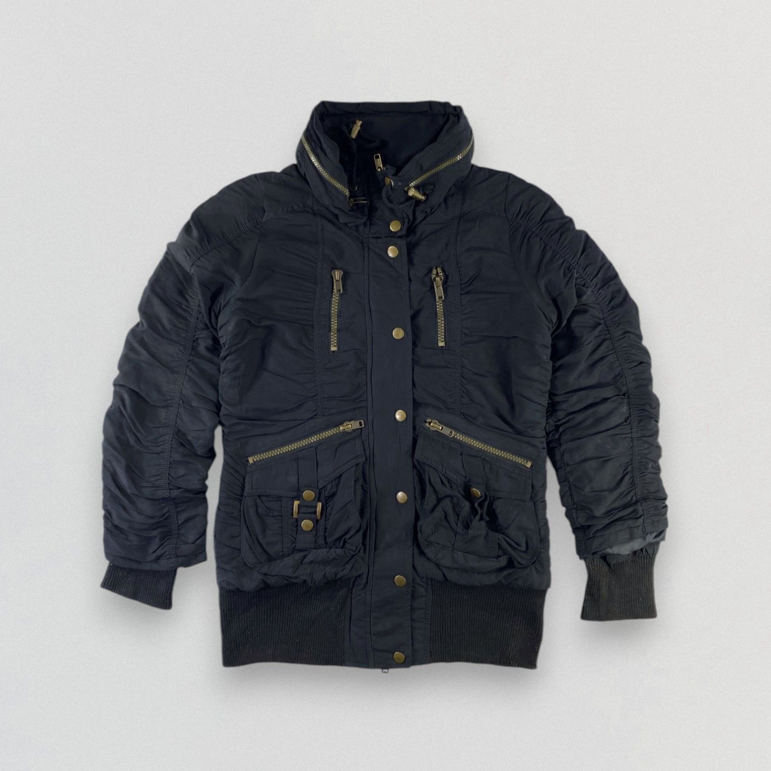 Japanese Brand Vintage Japanese Brand Bomber Utility Full-Zip Sport Jacket Size US L / EU 52-54 / 3 - 1 Thumbnail