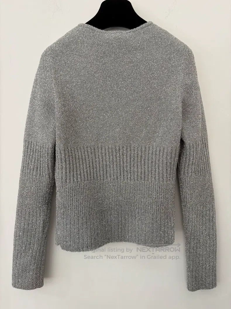 Chanel Chanel High-end handicraft workshop silver cardigan silver Size XS / US 0-2 / IT 36-38 - 2 Thumbnail