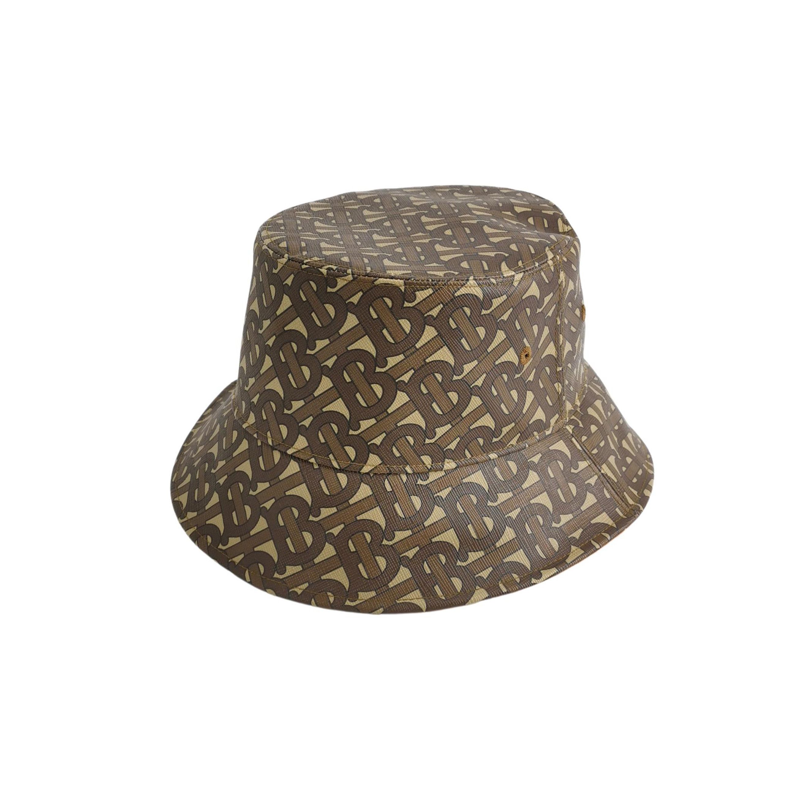 Burberry Burberry Monogram Print TB Bucket Hat Size M Size ONE SIZE - 1 Thumbnail