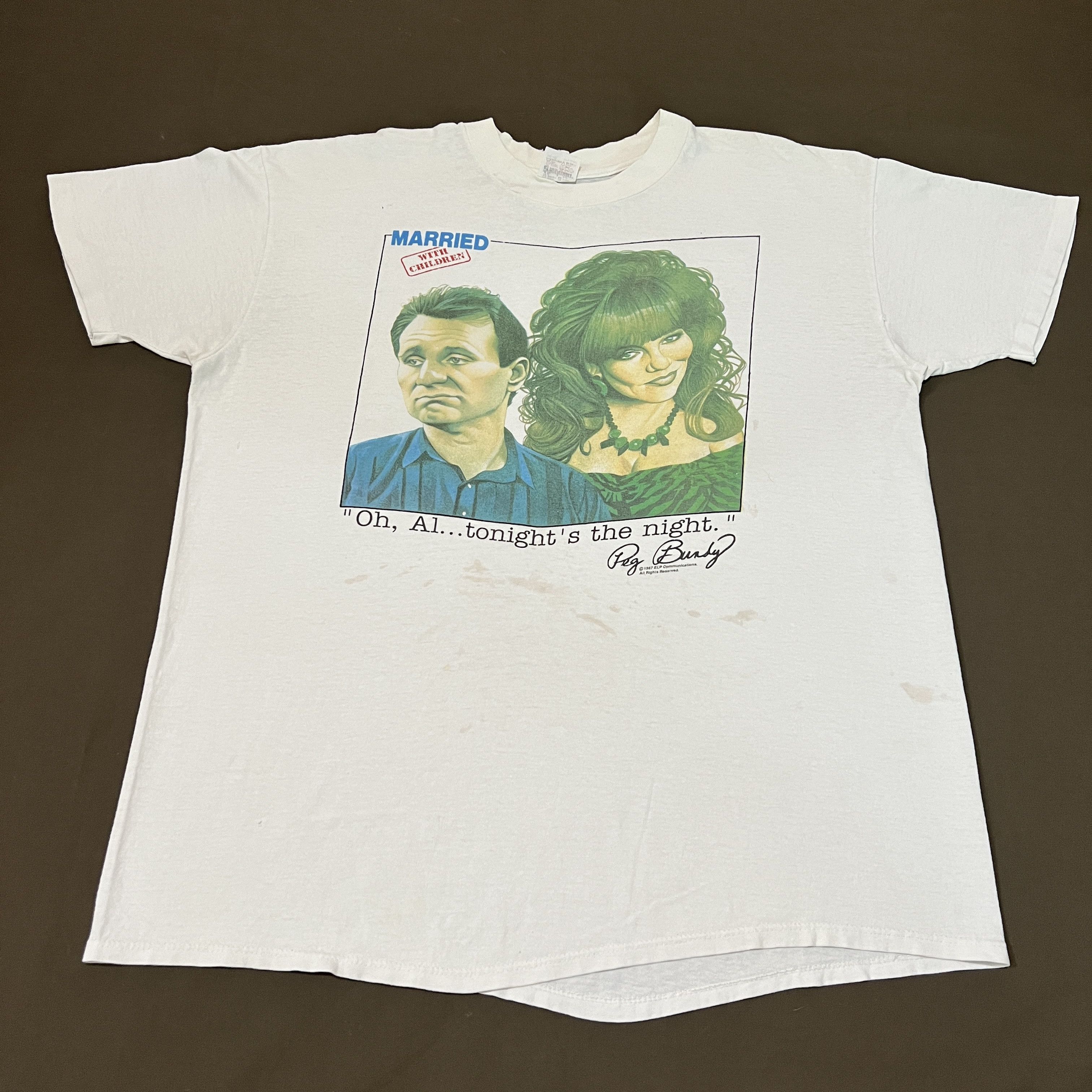 Vintage Vintage 80s 1987 Married with Children movie Tee XL Size US XL / EU 56 / 4 - 1 Thumbnail