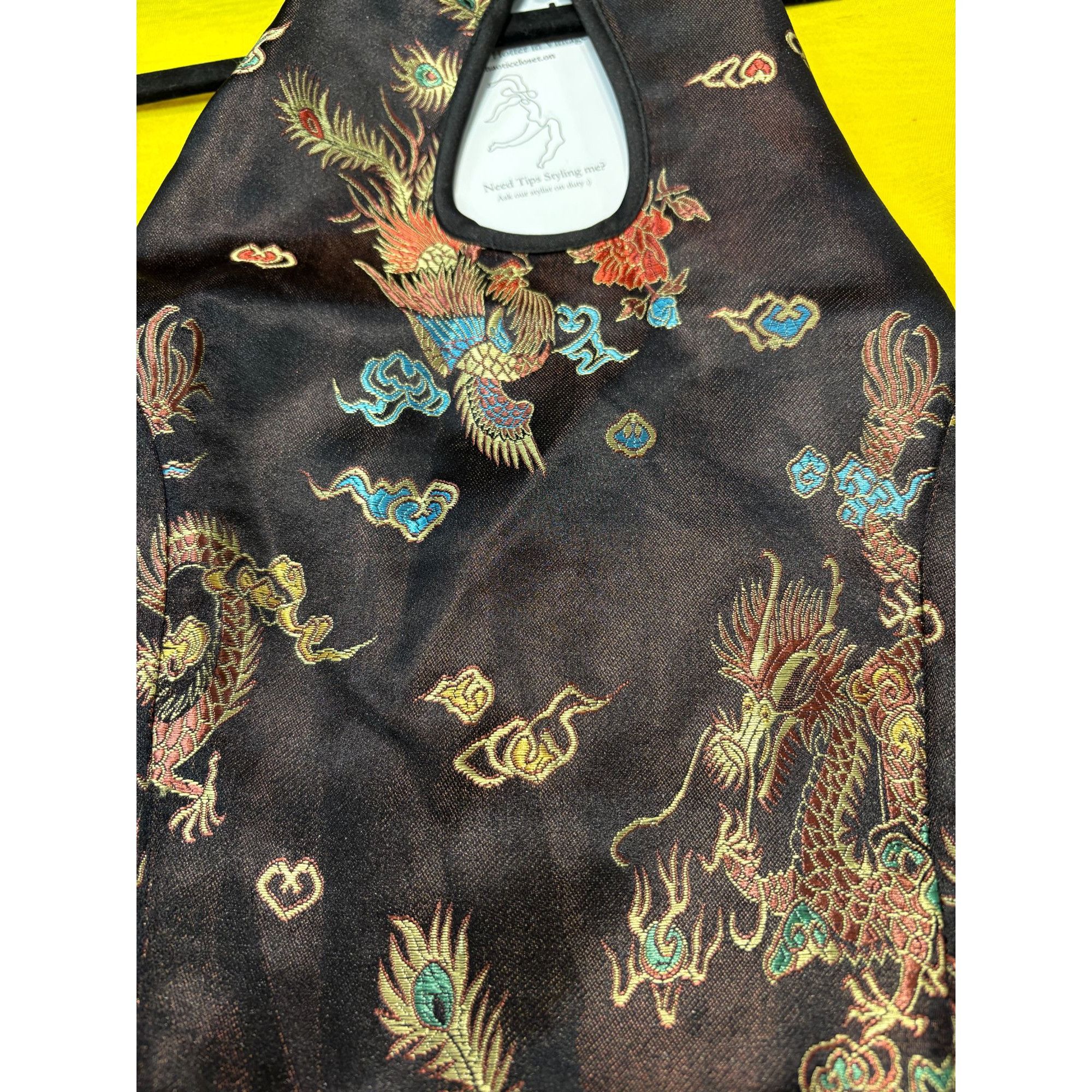 Other Y2k Chinese Dragon Wrap Around Top Size XS / US 0-2 / IT 36-38 - 2 Thumbnail