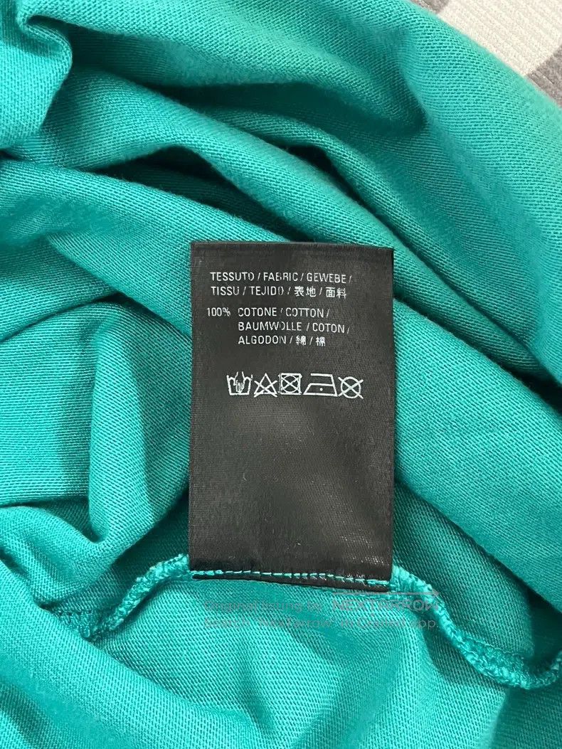 Balenciaga Balenciaga Lake Green Letter Print Short Sleeve T-Shirt Size US M / EU 48-50 / 2 - 6 Thumbnail