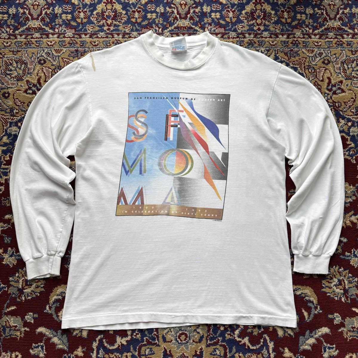 Arts & Science Vintage 90s SFMoMA San Francisco Museum of Modern Art tee Size US M / EU 48-50 / 2 - 2 Thumbnail