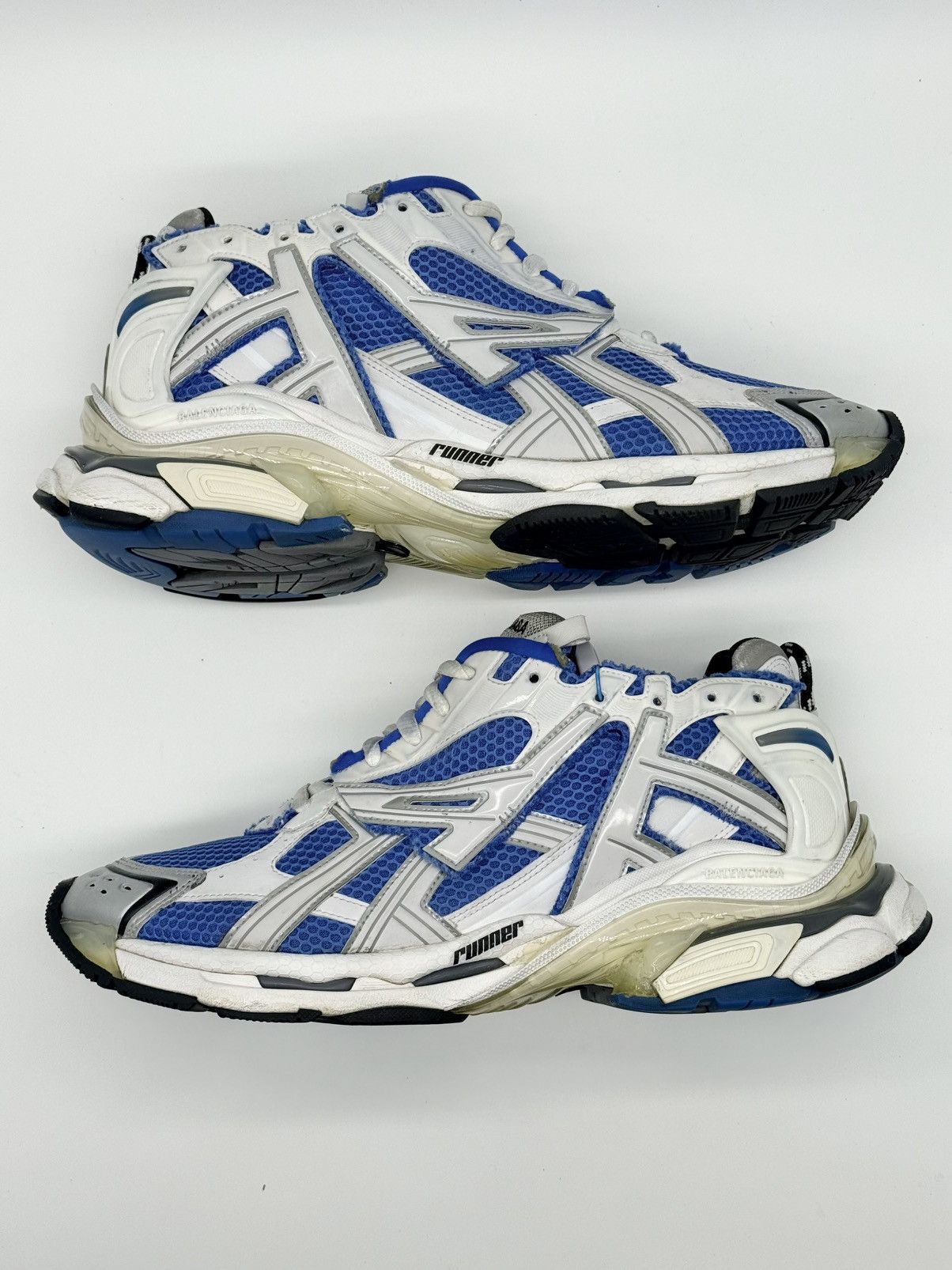 Balenciaga Size 12 - Balenciaga Runner Sneaker Blue Size US 12 / EU 45 - 2 Thumbnail