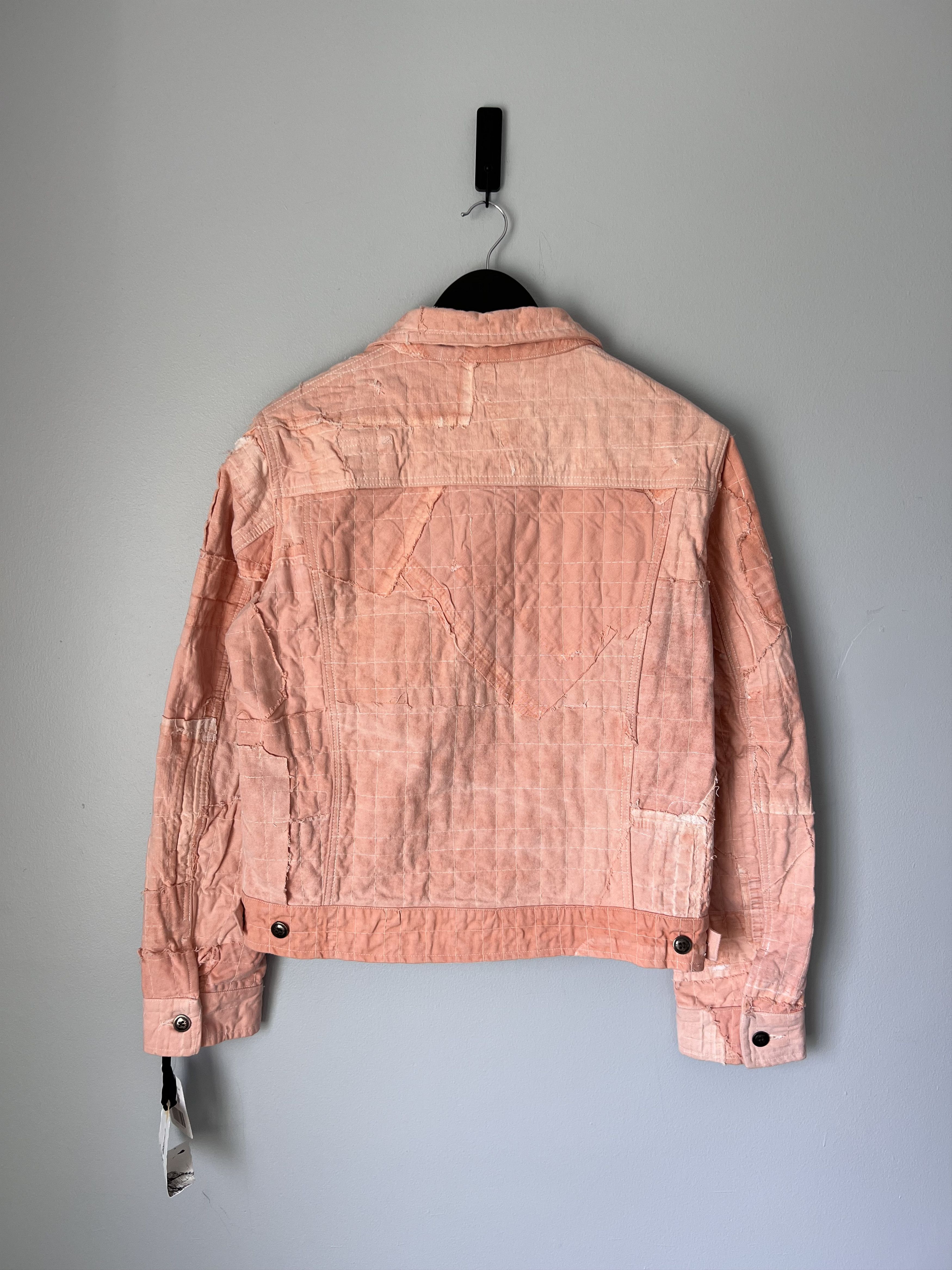 Greg Lauren Greg Lauren Stitchwork Trucker Jacket in Pink Size US M / EU 48-50 / 2 - 5 Thumbnail