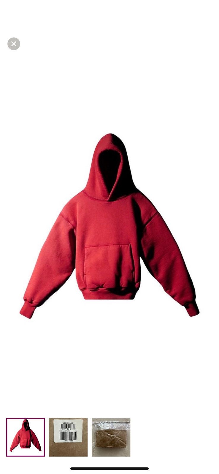 トップス YEEZY PERFECT HOODIE SAMPLE RED Big W! 🔥 scored a red perfect hoodie (XL) for $100 : r