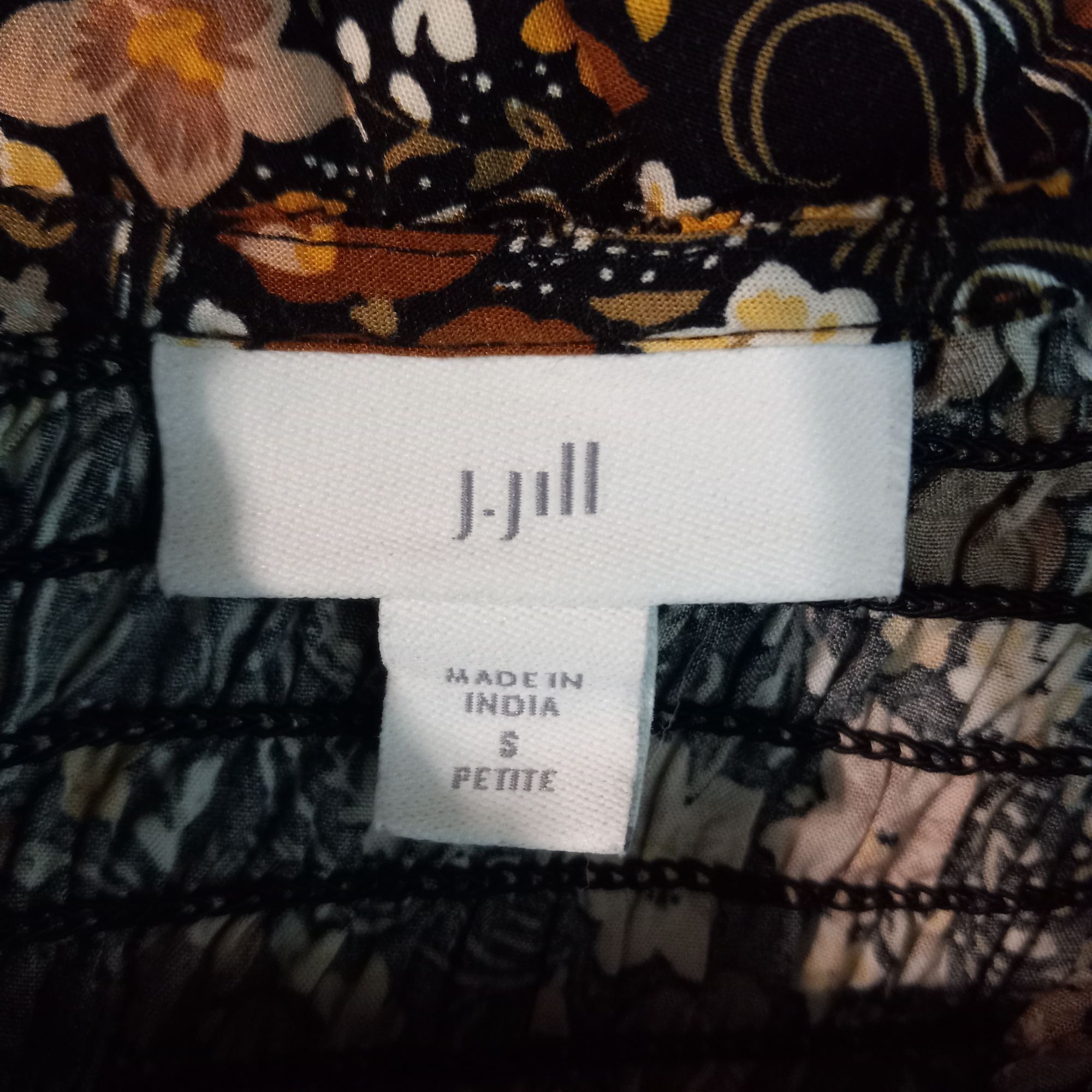 J. Jill J. Jill Size S Petite Blouse Womens Top Floral Long Sleeve S Size S / US 4 / IT 40 - 8 Thumbnail