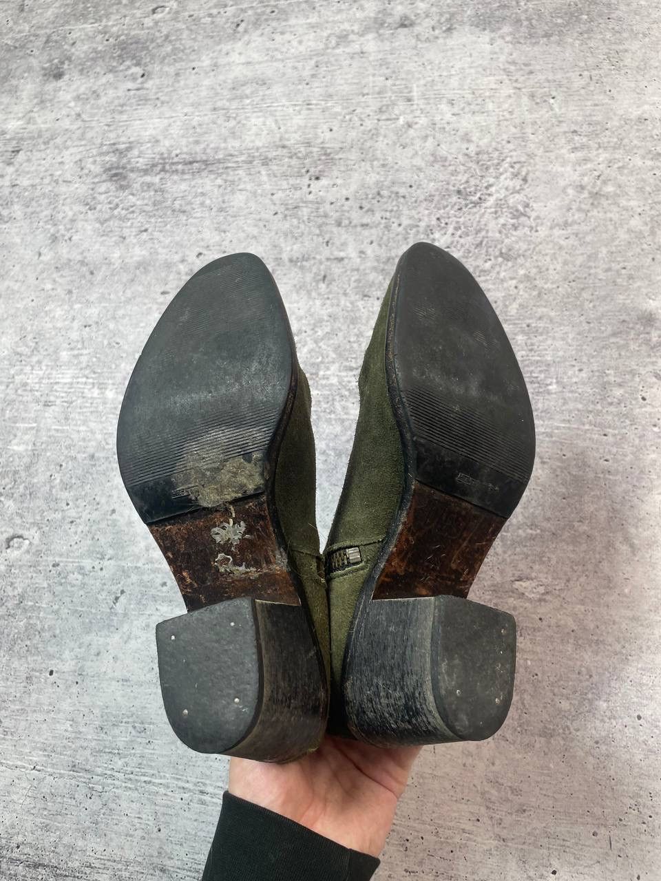 Diesel Vintage 00s Diesel Suede Ankle Boots Shoes Y2K Size US 7 / IT 37 - 6 Thumbnail