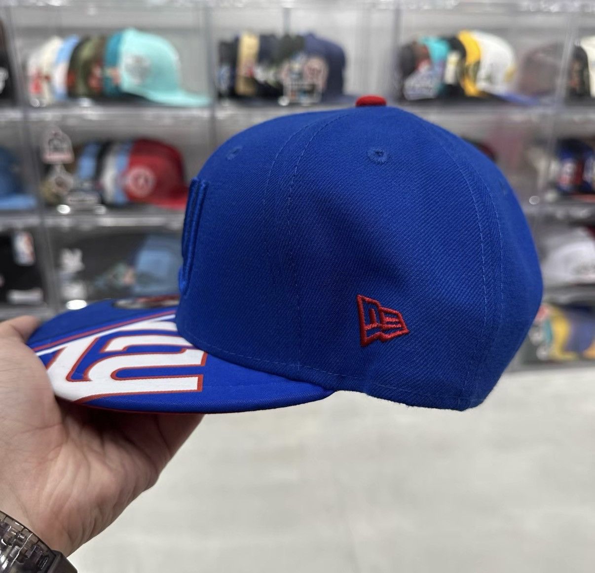 New Era New Era NFL New York Giants Flat Brim Baseball Cap J32 Size ONE SIZE - 2 Thumbnail