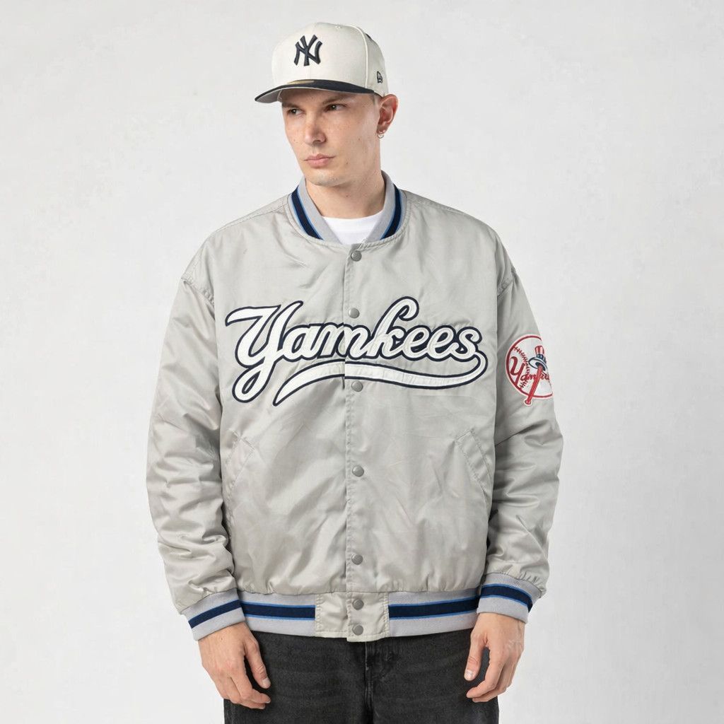 Only NY Vtg New York Yankees Varsity Size US L / EU 52-54 / 3 - 1 Thumbnail