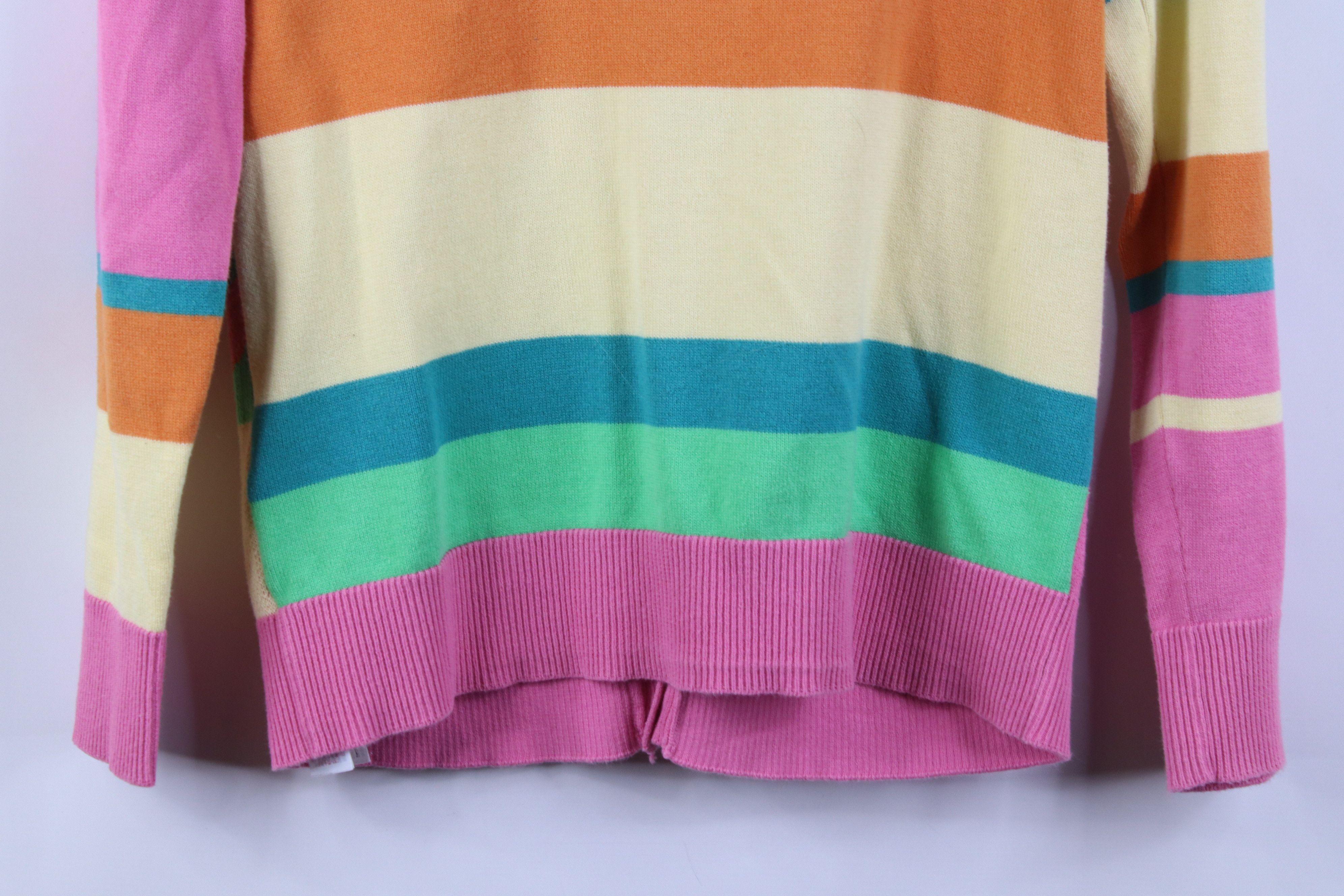 Disney Vintage Y2K Disney Tropical Tiara Knit Cardigan Sweater Size XL / US 12-14 / IT 48-50 - 13 Thumbnail