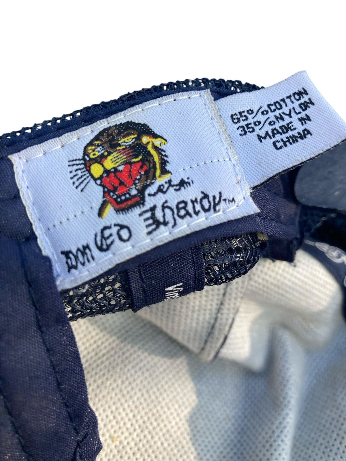Ed Hardy VINTAGE Ed Hardy navy and blue skull cap with SWAG STICKER Size ONE SIZE - 7 Thumbnail
