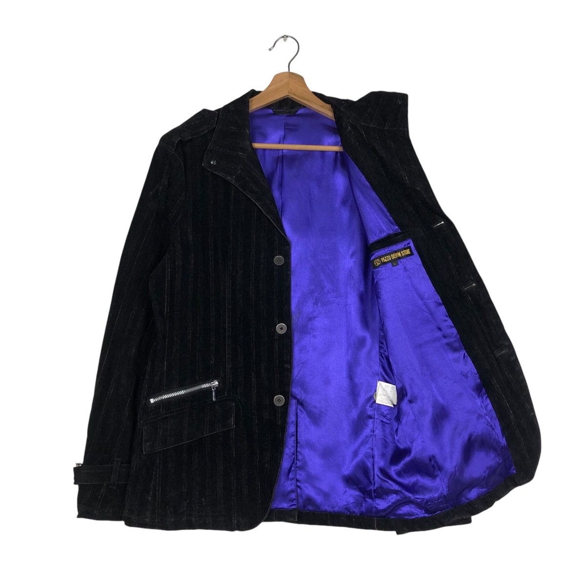 Japanese Brand × Vintage 📌Hickory Chore Jacket Pazzo Denim Issey Miyake Size US L / EU 52-54 / 3 - 12 Thumbnail