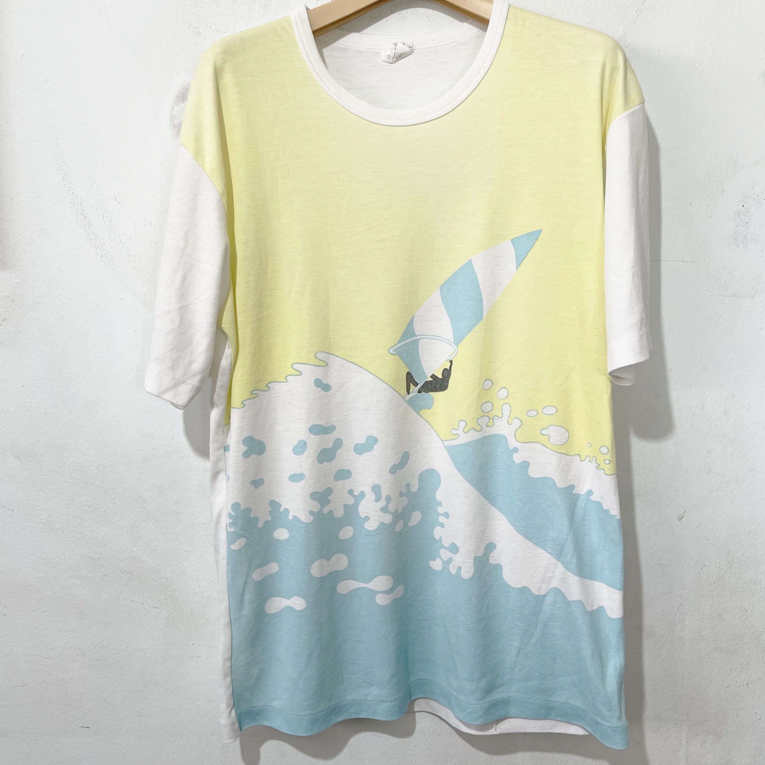 Vintage Vintage 80s Windsurfing T-Shirt Size US L / EU 52-54 / 3 - 1 Thumbnail