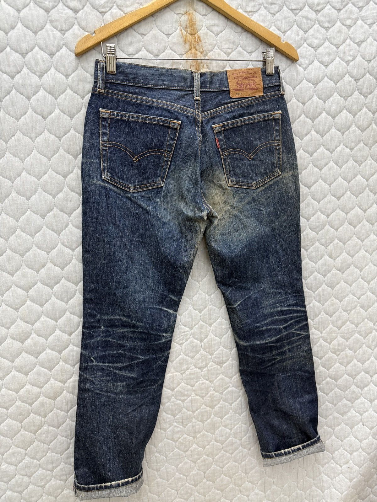 Levi's 🔥🔥🔥STEALS VTG LEVIS DISTRESSED DENIM Size 28" / US 6 / IT 42 - 8 Thumbnail