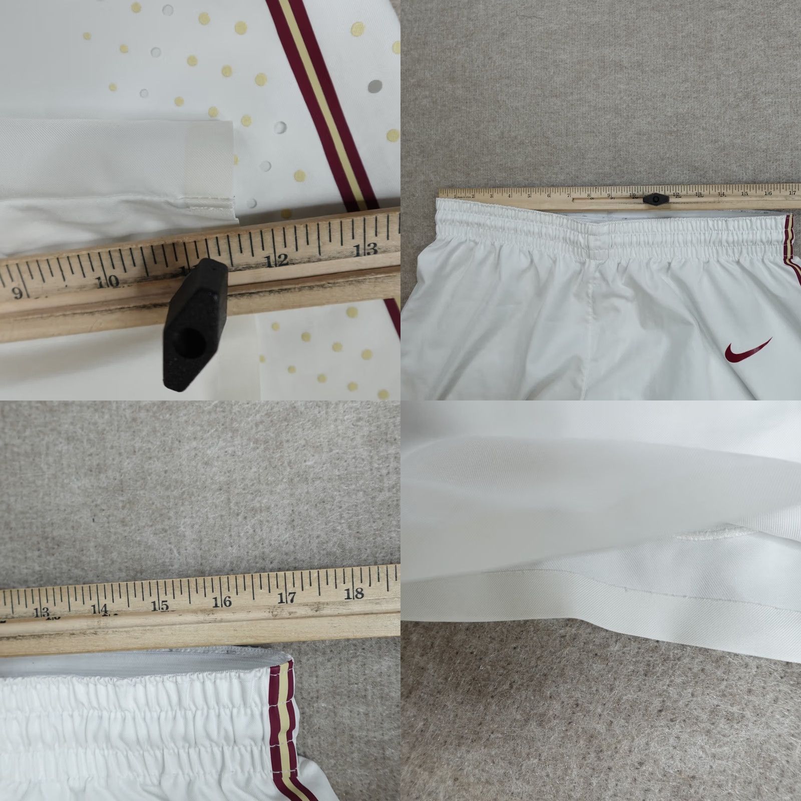 Nike Nike Florida State Seminoles Basketball Shorts White 38 Men Regular Athletic Drawstring Shorts Size US 38 / EU 54 - 9 Thumbnail