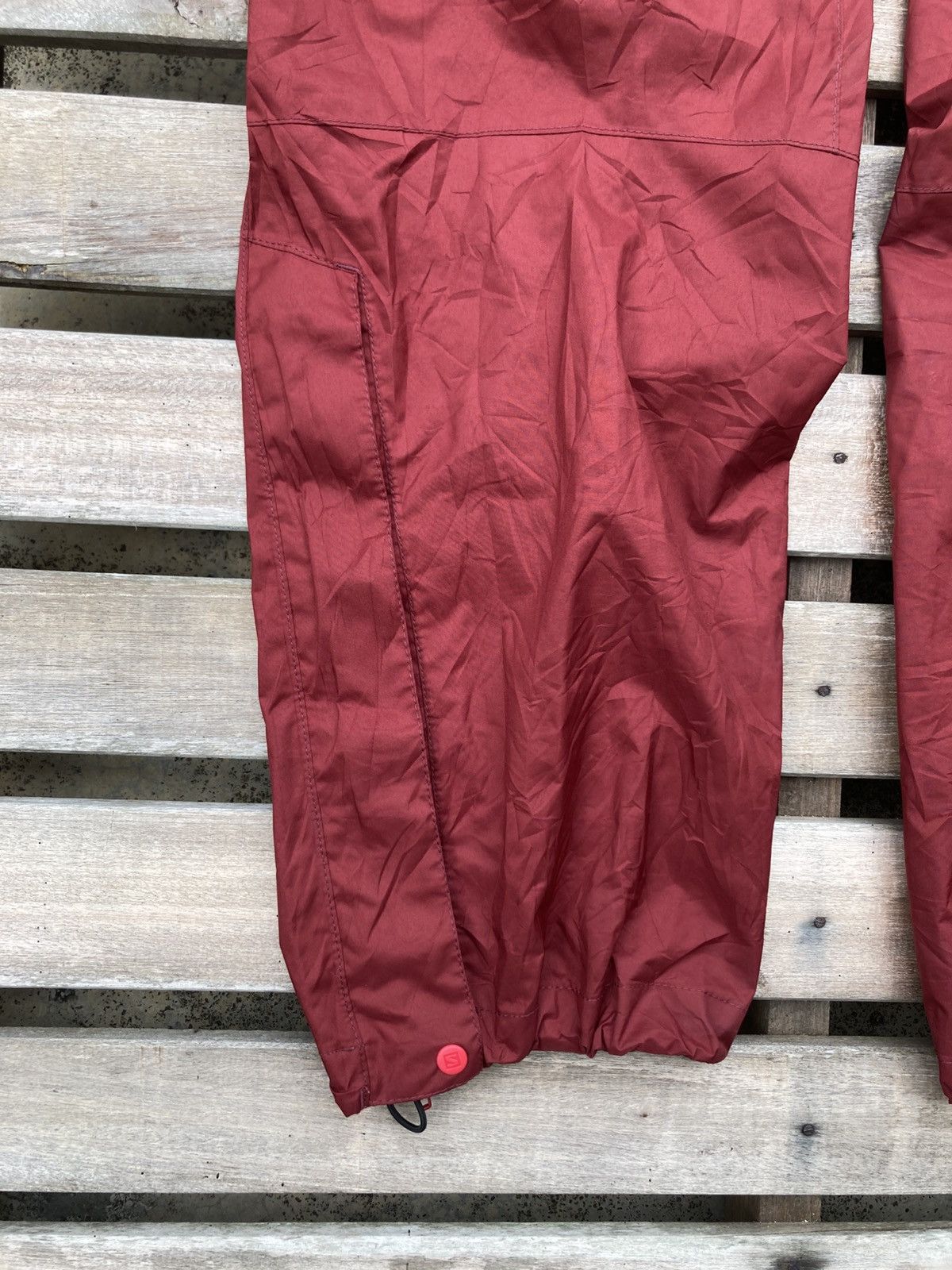 Salomon Salomon Maroon Polyester Track Insulated Thermal Pants Size US 32 / EU 48 - 15 Thumbnail