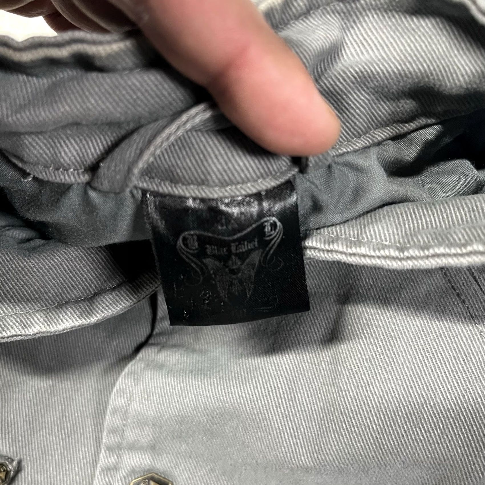 Vintage VINTAGE Blac Label Jacket Mens 3XL Gray Y2K Embroidered Grunge Military Coat Goth Shirt? Size US XXL / EU 58 / 5 - 4 Thumbnail