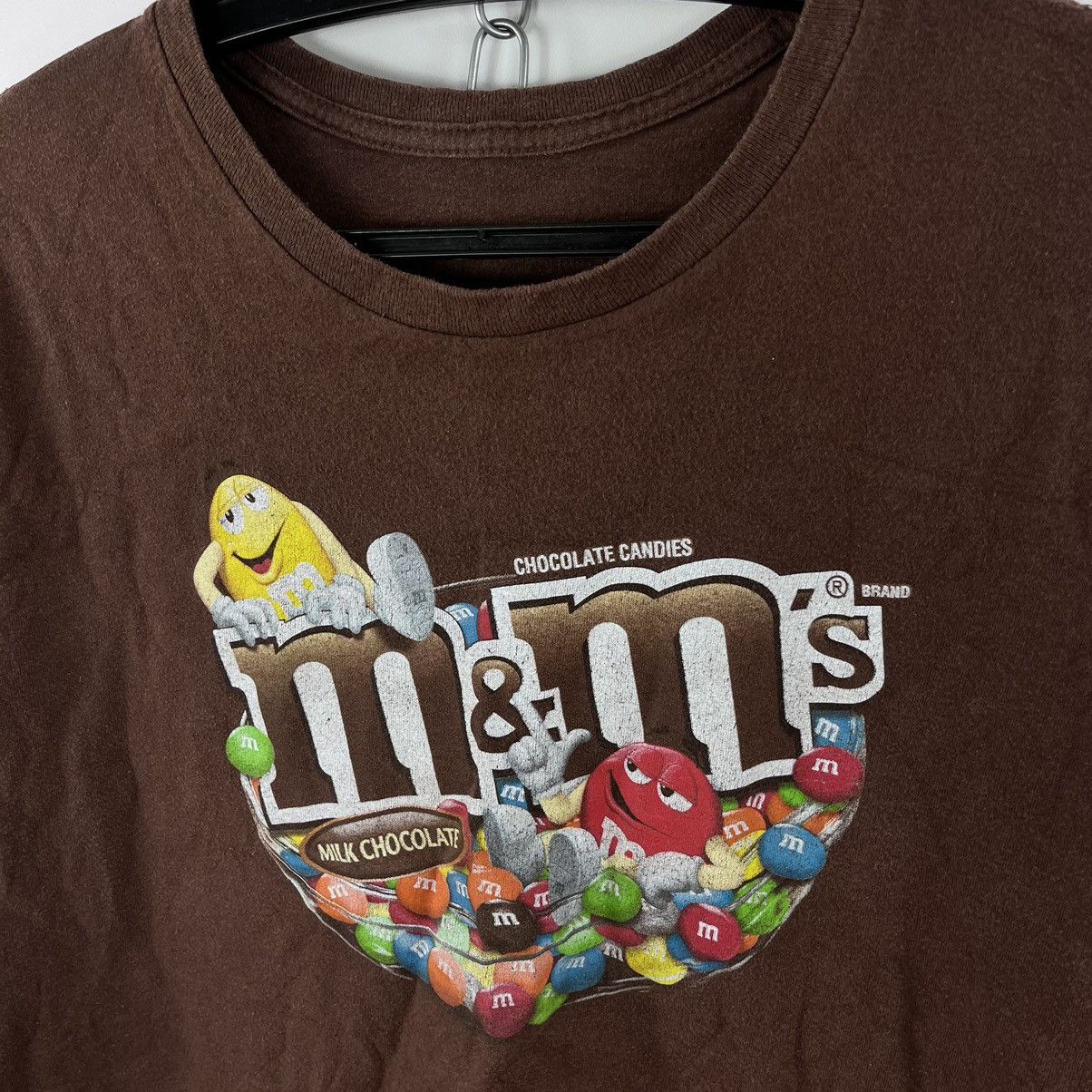 Vintage Vintage M&M’s T-Shirt Y2K Big Logo Brown Size L Size US L / EU 52-54 / 3 - 5 Thumbnail