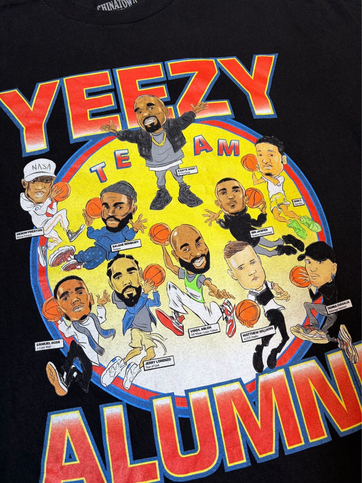Kanye West 2019 Chinatown Market Yeezy Alumini Tee Size US L / EU 52-54 / 3 - 3 Thumbnail