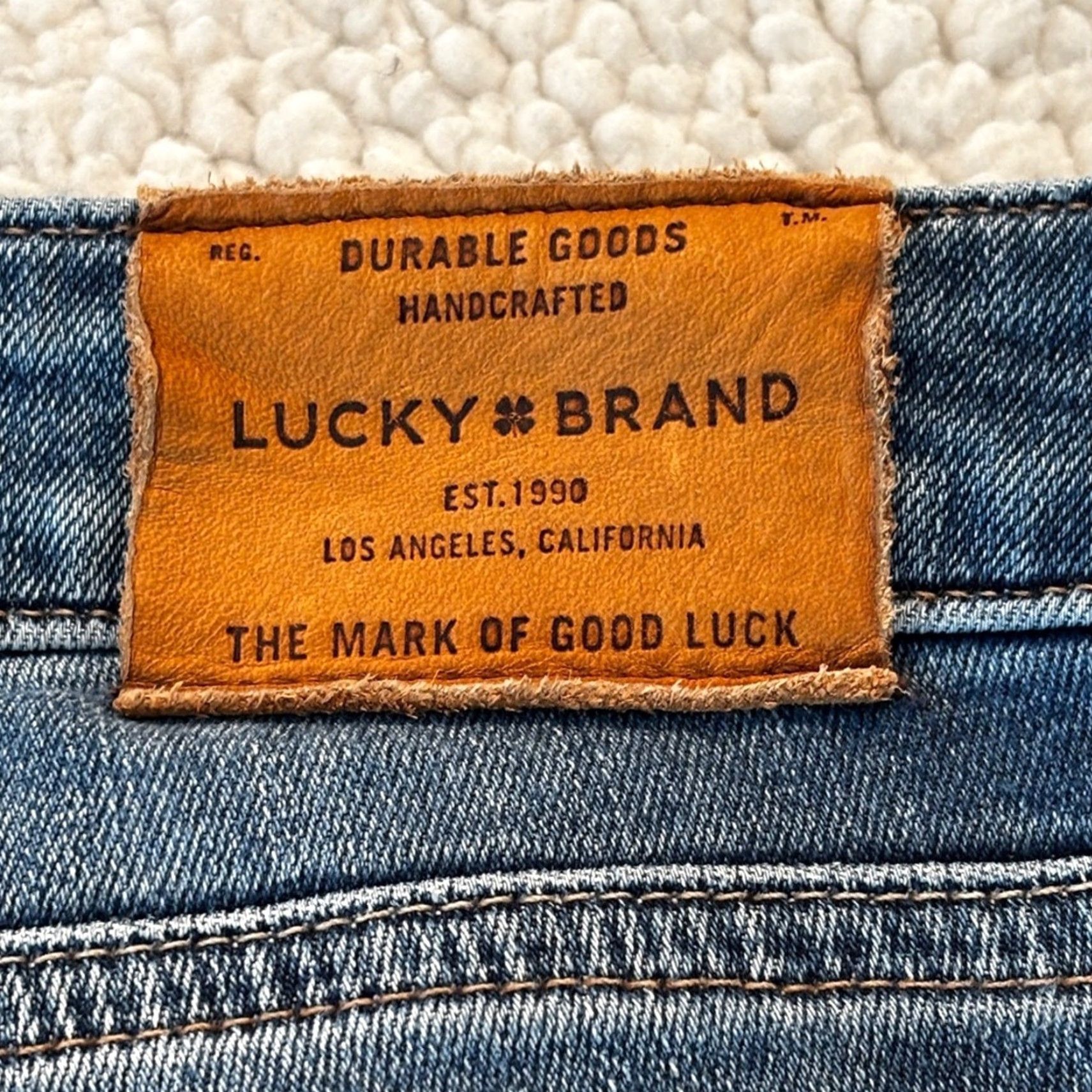 Lucky Brand Lucky Brand Jeans Leila Lake Medium Wash Orta Denim Women’s 28 Straight Jeans Made in Mexico Women’s Jeans Size 28" / US 6 / IT 42 - 7 Thumbnail