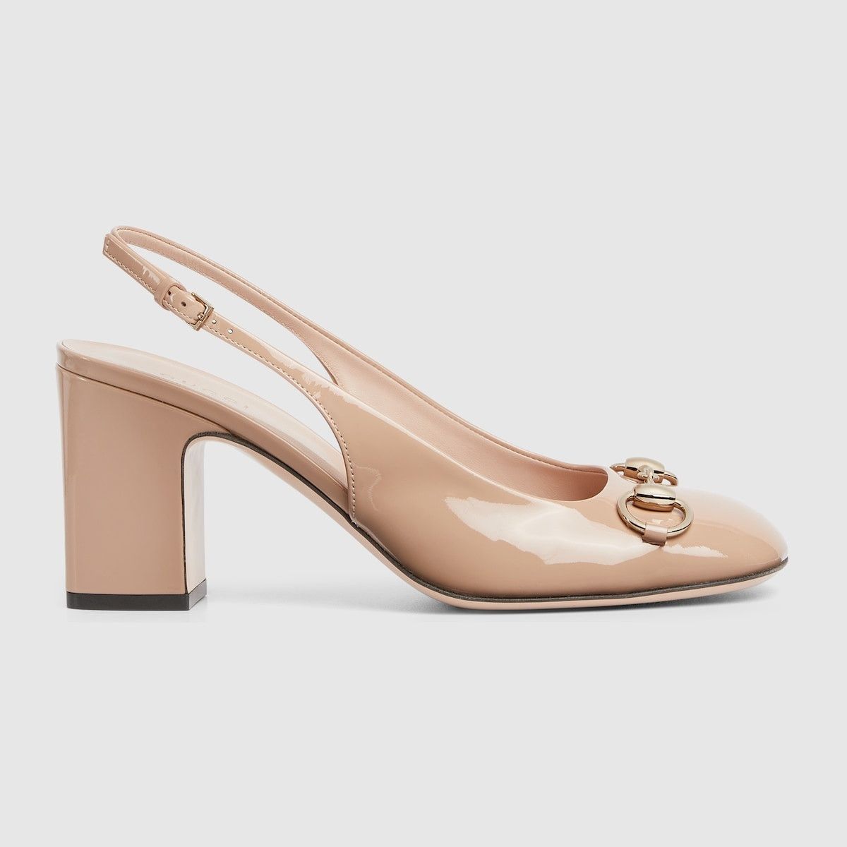 oc11z1025 Horsebit Slingback in Rose Beige