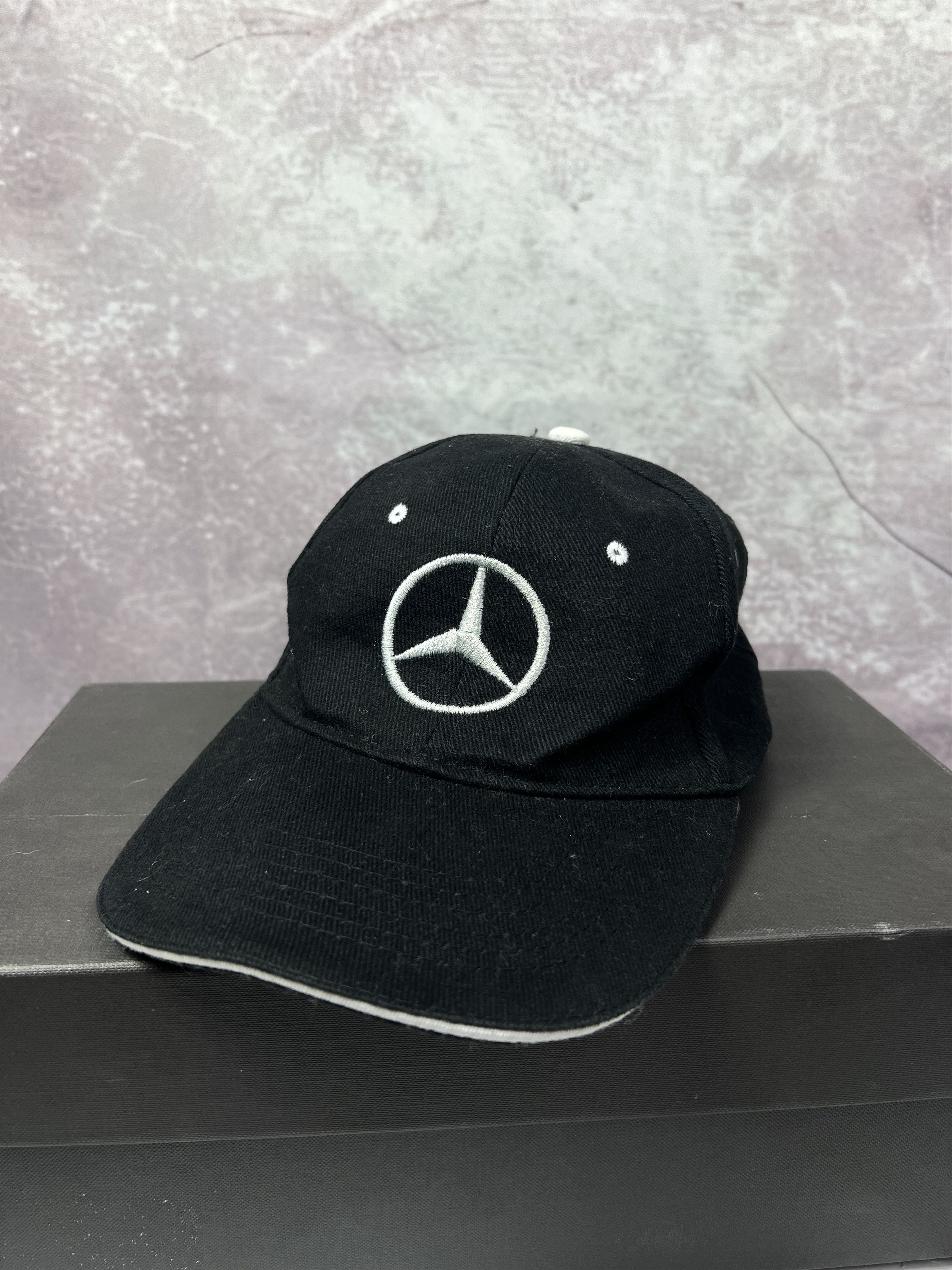 Mercedes-Benz × Vintage Mercedes Benz Logo Black Cap Size ONE SIZE - 1 Thumbnail