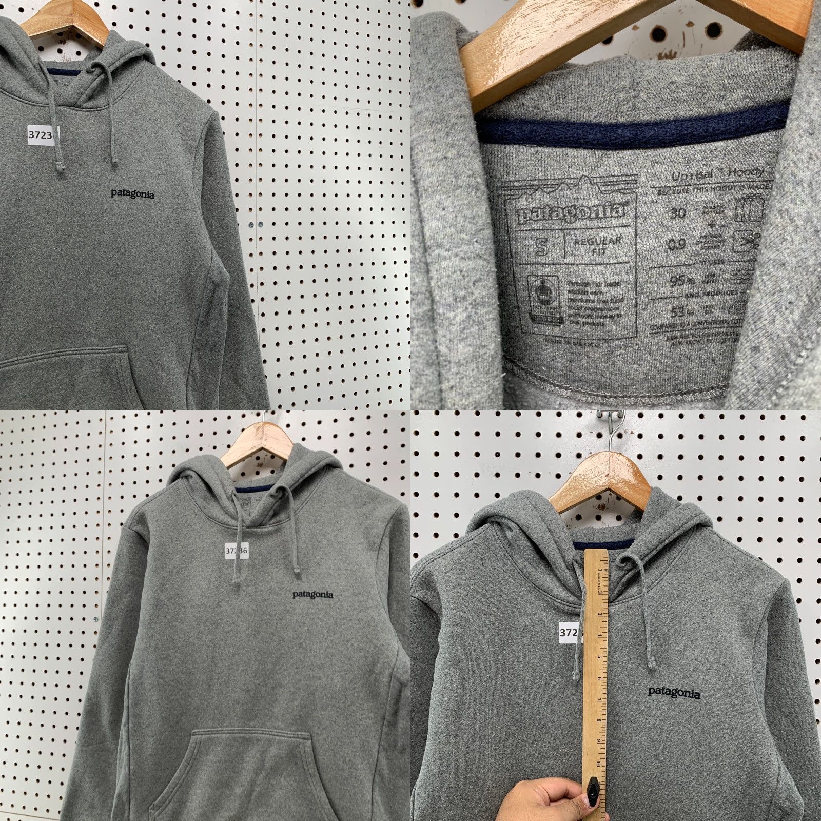 Patagonia Patagonia Hoodie Mens Small Gray Pullover Sweatshirt Uprisal Hooded 20x25 Graphic Print Size US S / EU 44-46 / 1 - 8 Thumbnail