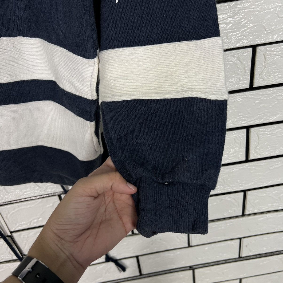 Ellesse Vintage 90's ELLESSE Small Logo Sweater Jacket #4183-C191 Size US M / EU 48-50 / 2 - 7 Thumbnail