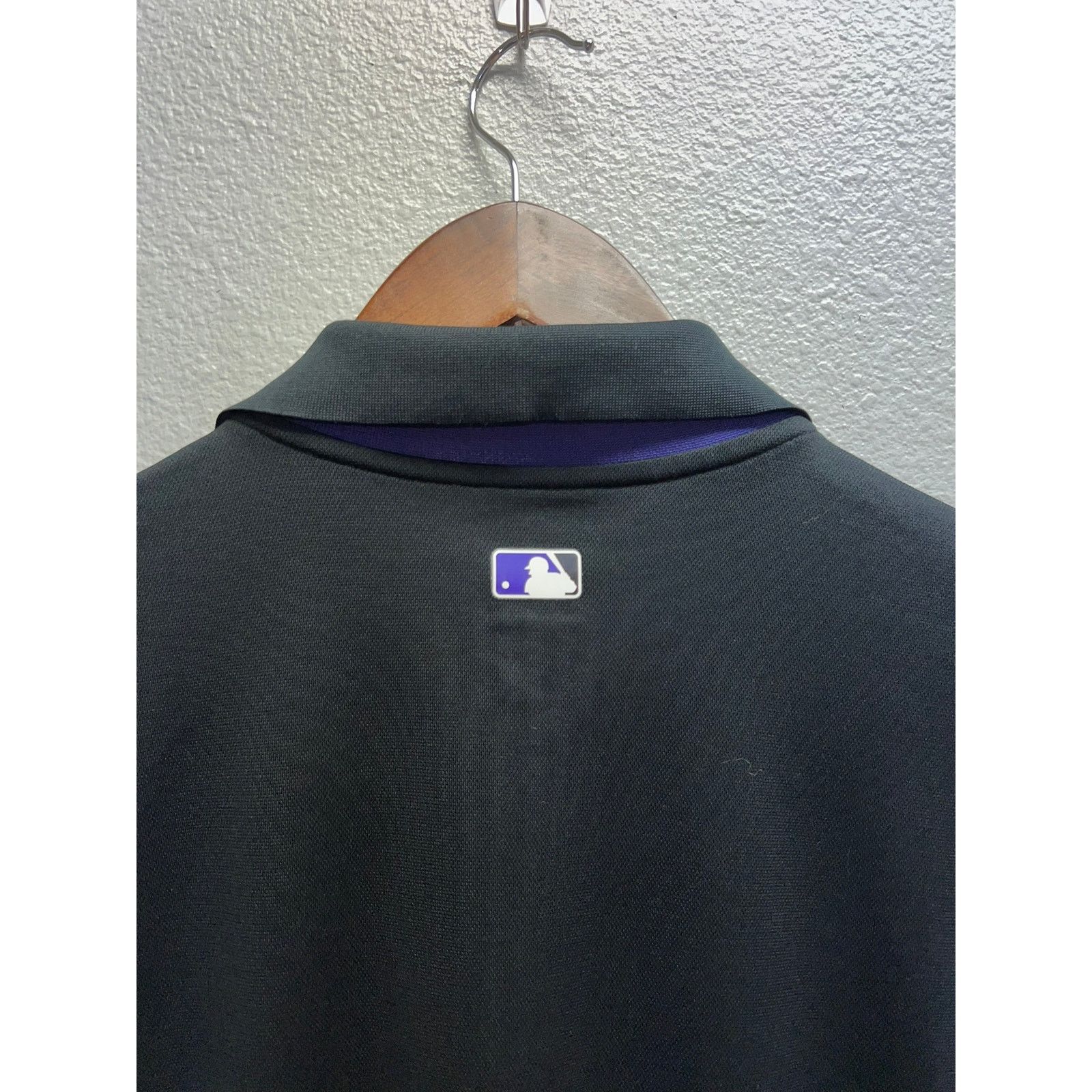 Nike Nike Baseball Polo Shirt Colorado Rockies MLB Black Large Size US L / EU 52-54 / 3 - 8 Thumbnail