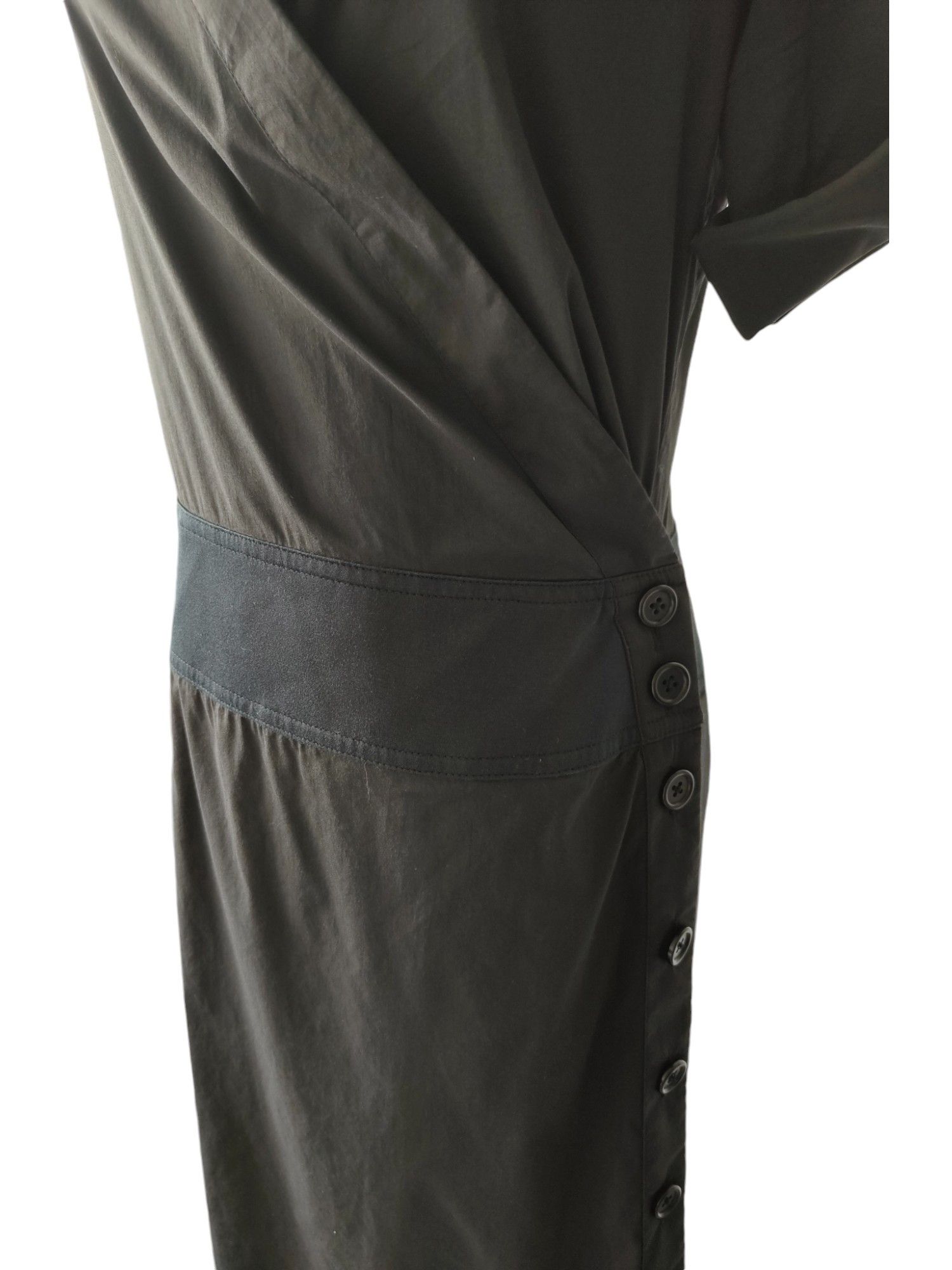 Helmut Lang Black Wrapped Dress Size S / US 4 / IT 40 - 5 Thumbnail