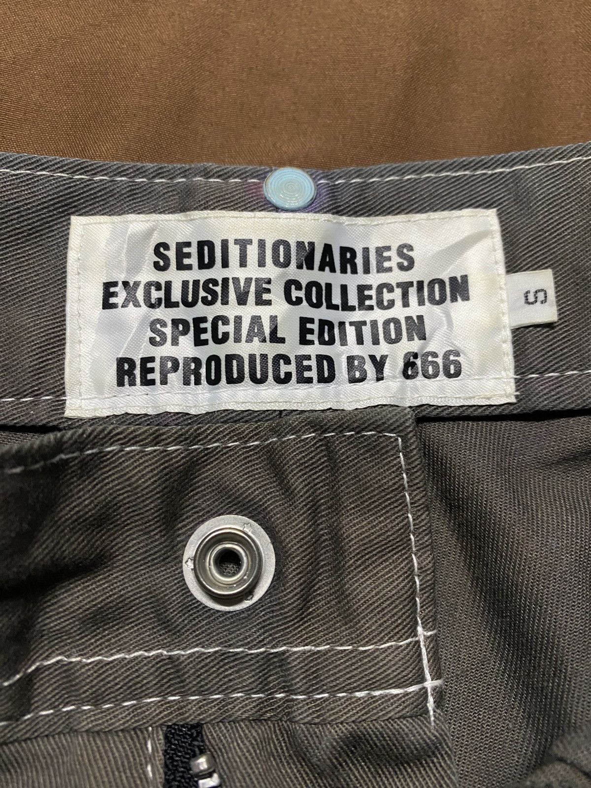 Seditionaries Seditionaries 666 Sex Original Vinyl Pocket Trouser Size US 29 - 7 Thumbnail