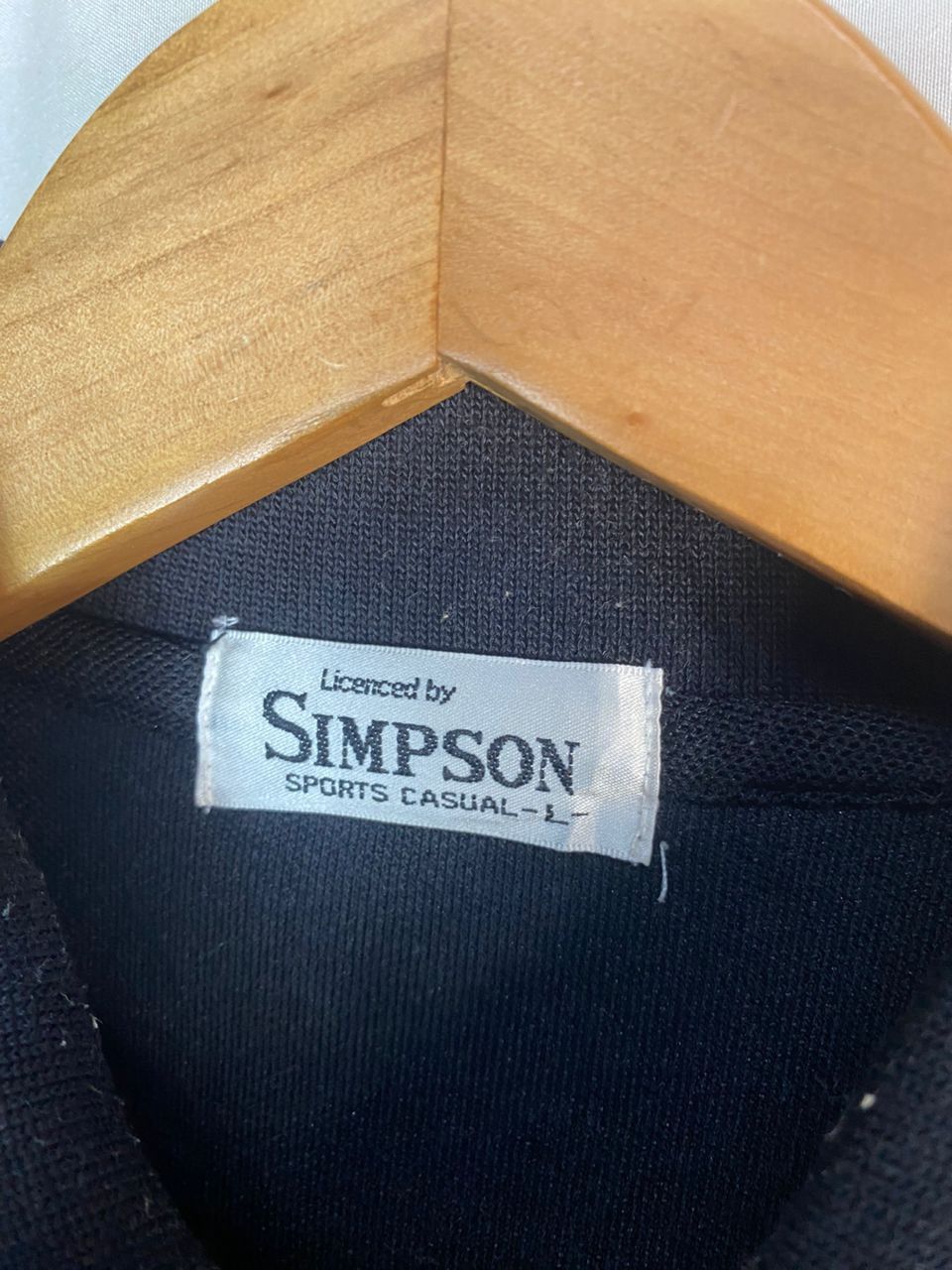 Japanese Brand Simpsons embroidered logo long sleeve polo shirt Size US L / EU 52-54 / 3 - 6 Thumbnail