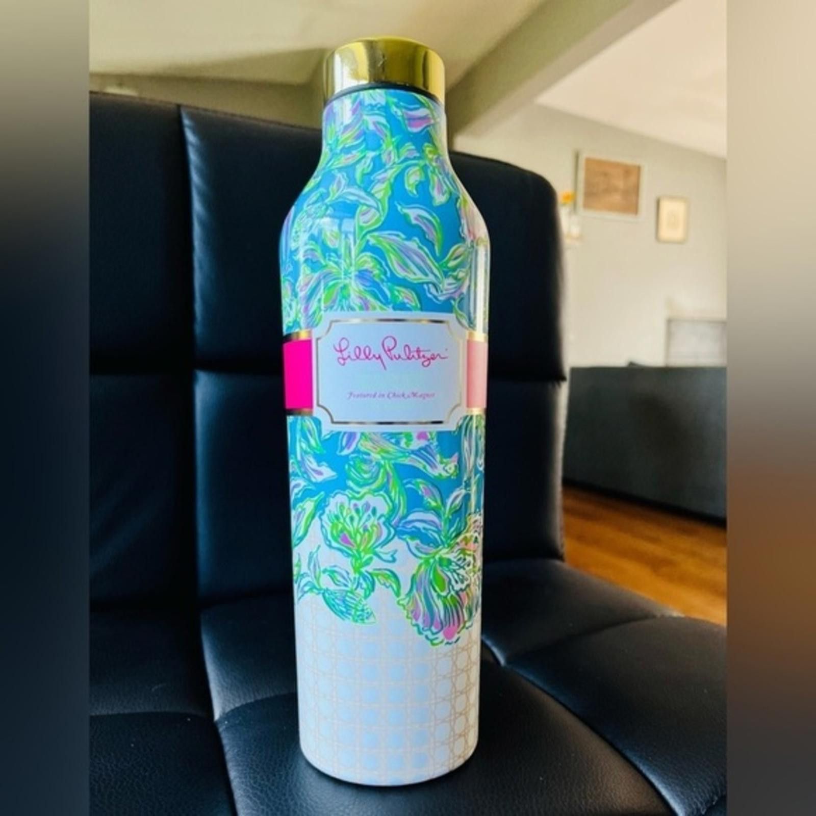 Designer Lilly Pulitzer Stainless Steel Floral Water Bottle NWT Size ONE SIZE - 1 Thumbnail