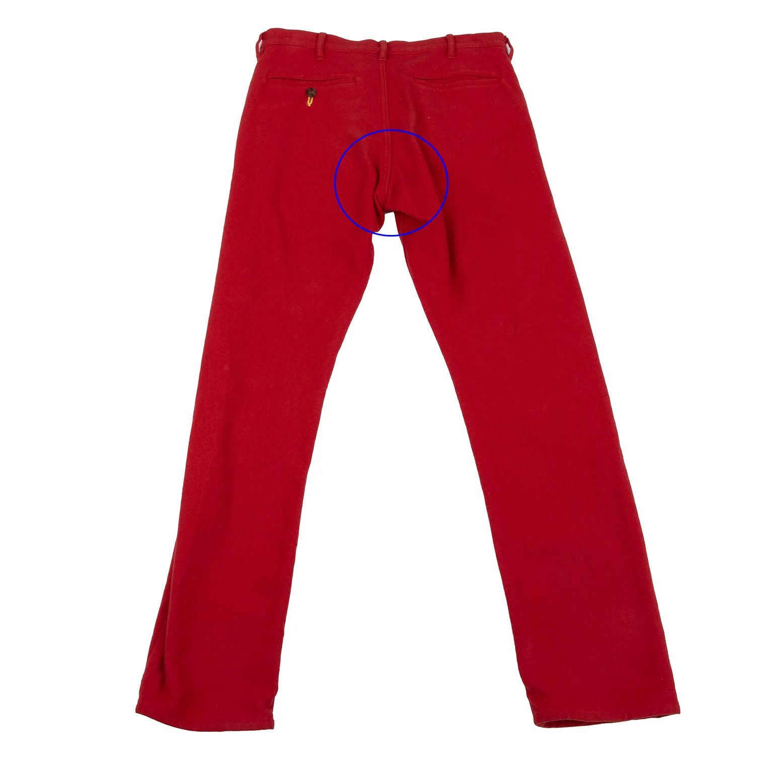 Comme des Garcons Homme Plus Wool Nylon Tapered Pants in Red, Size SS Size US 36 / EU 52 - 14 Thumbnail