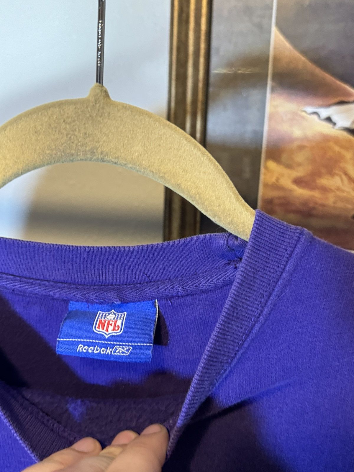 Reebok × Vintage Vintage Minnesota Vikings Sweatshirt Size US S / EU 44-46 / 1 - 4 Thumbnail