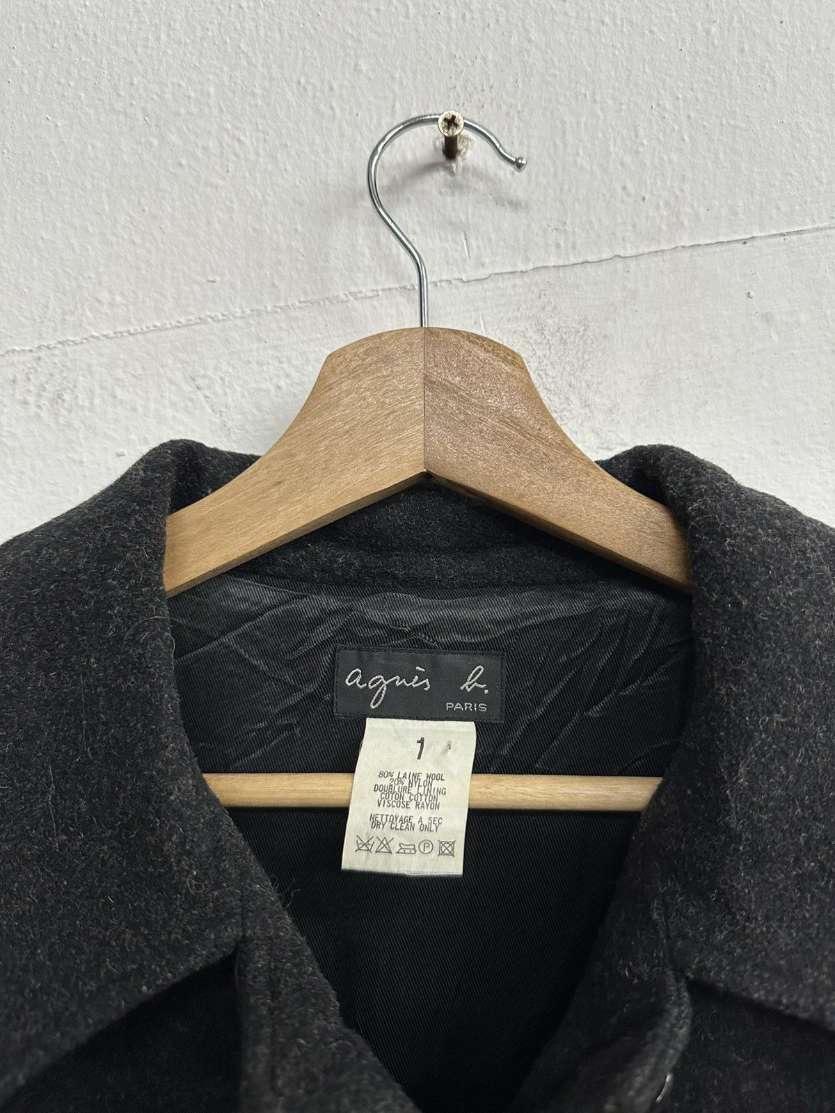 agnes b. VTG Agnes B Wool Jacket Size US S / EU 44-46 / 1 - 8 Thumbnail