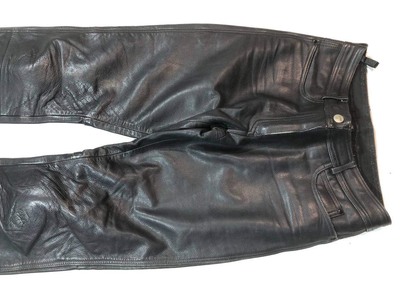 Vintage High Way Racing Moto Leather Pants Vintage Size US 30 / EU 46 - 4 Thumbnail