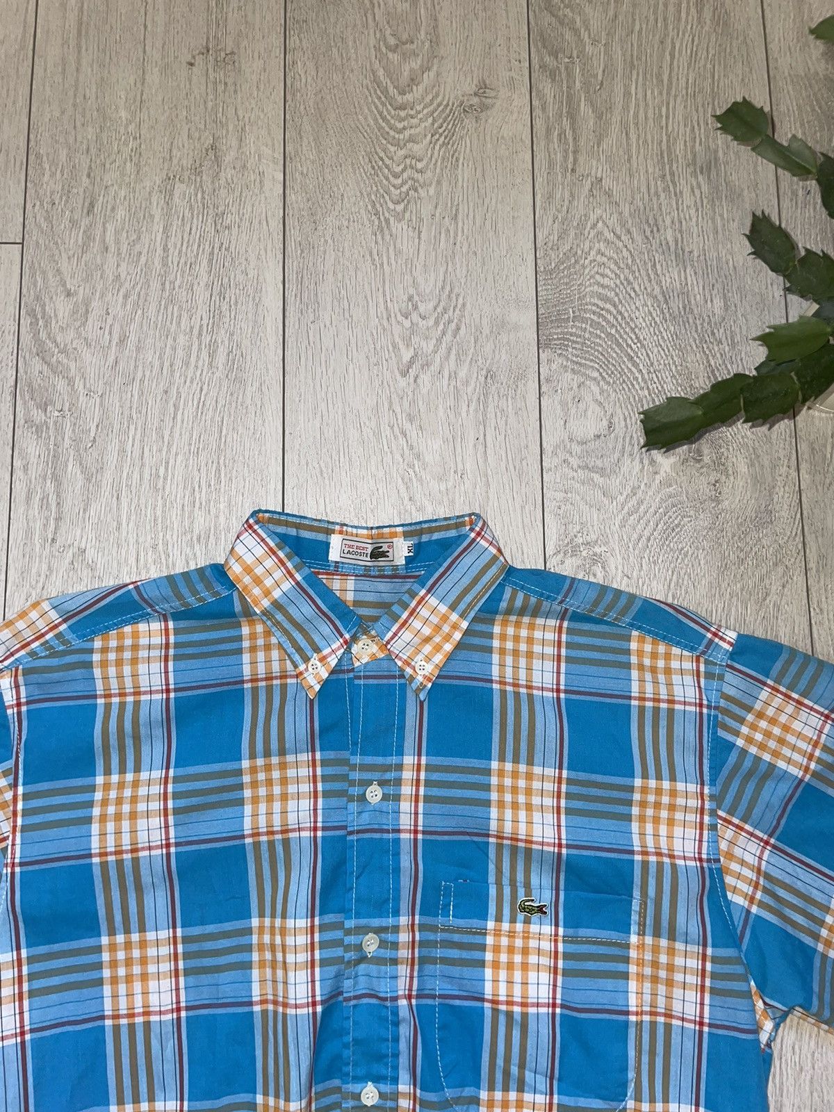 Lacoste × Vintage Shirt Lacoste Vintage Hawaiian Style Size US XL / EU 56 / 4 - 3 Thumbnail