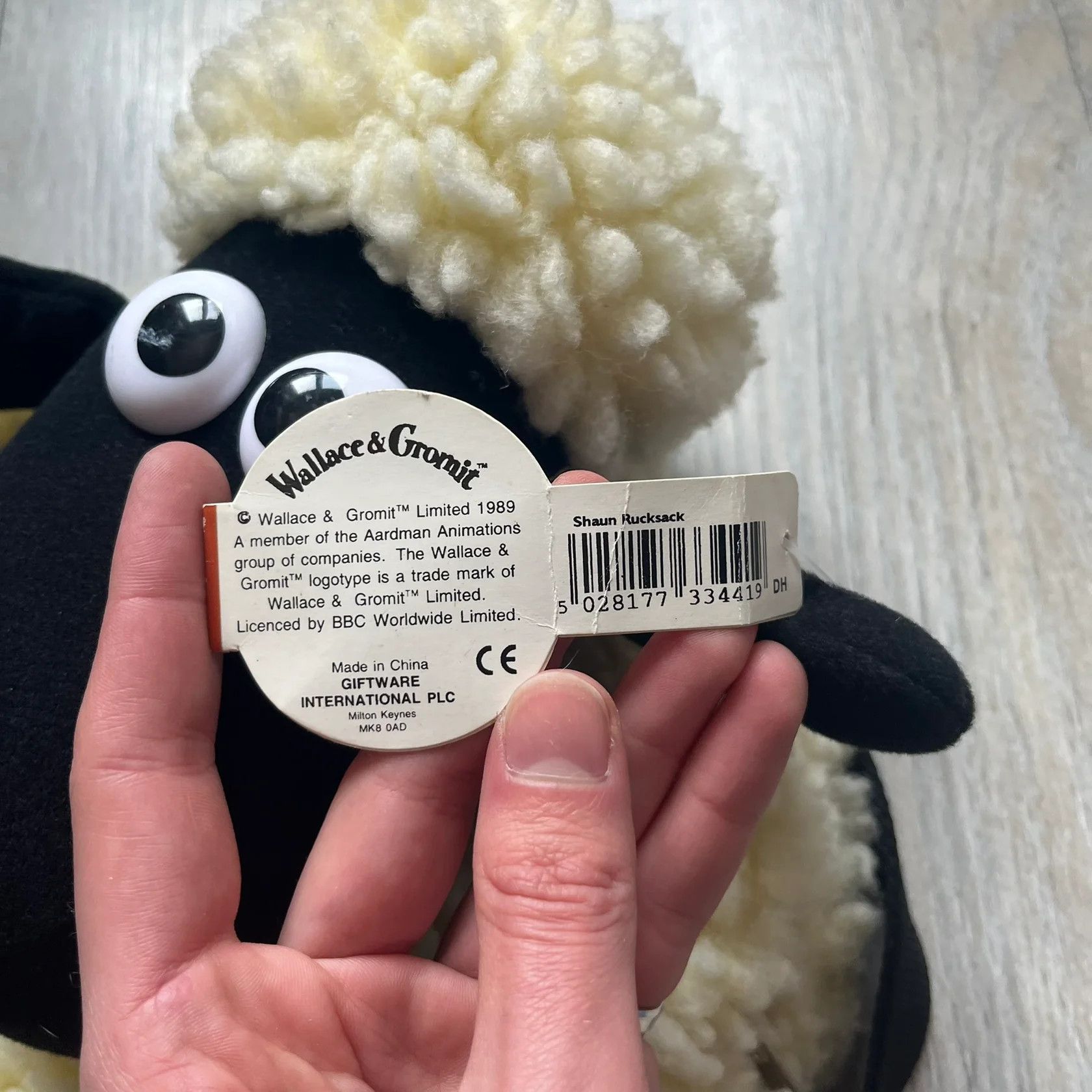 Cartoon Network Wallace & Gromit 'Shaun The Sheep' 1990's Backpack Size ONE SIZE - 6 Thumbnail