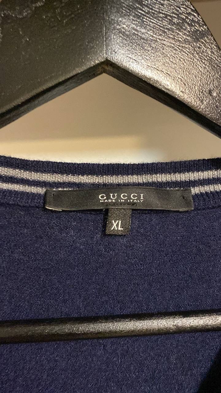 Gucci Gucci cashmere + Lana wool cardigan Size US XL / EU 56 / 4 - 4 Thumbnail