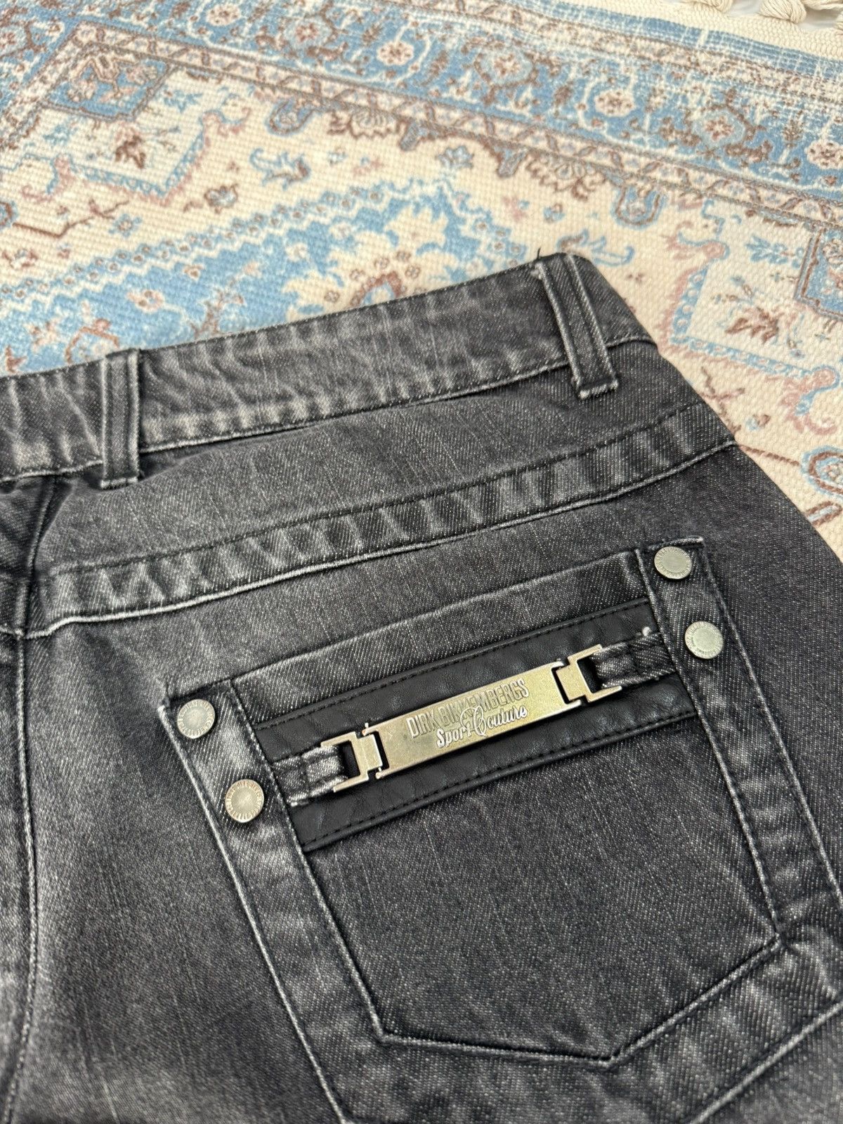 Dirk Bikkembergs Dirk Bikkembergs Sport Couture Biker Jeans Denim Pants Size US 32 / EU 48 - 4 Thumbnail